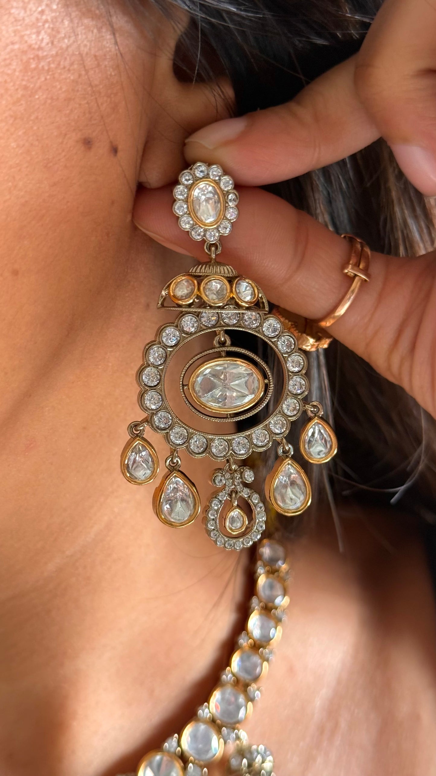 Victorian polki necklace