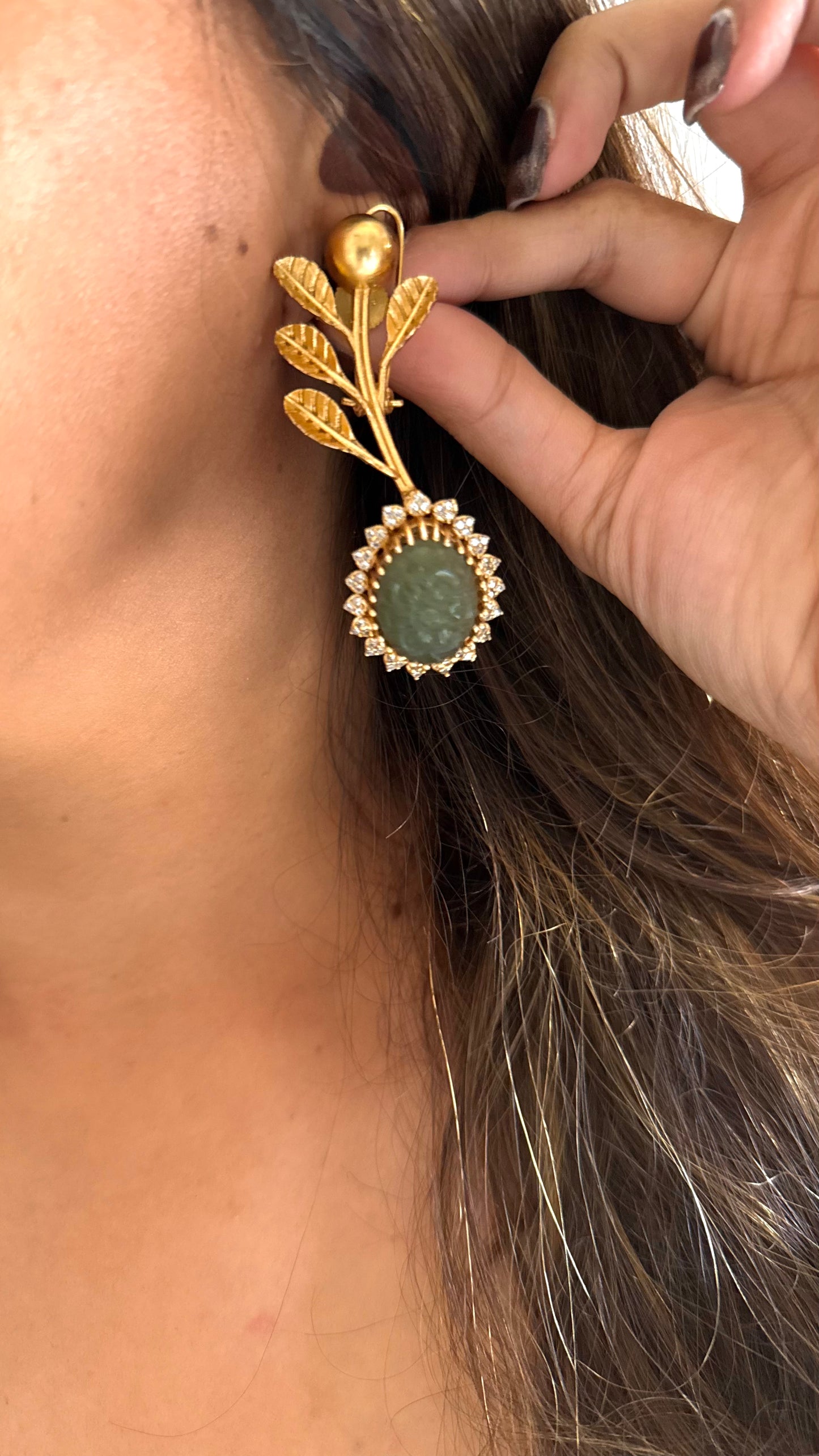 Sabhyasachi inspired mint doublet designer collar set