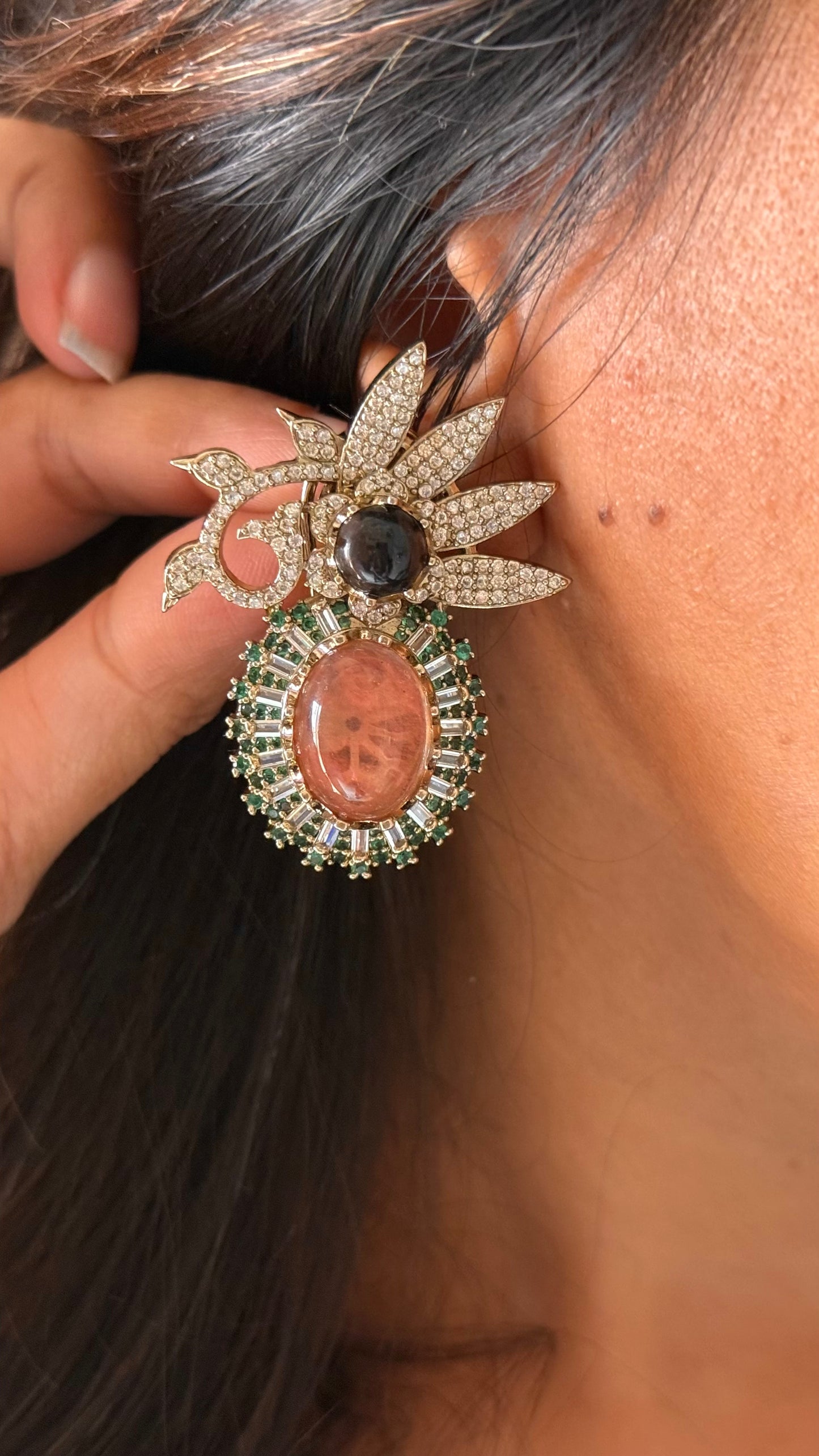 Sabyasachi inspired cocktail studs