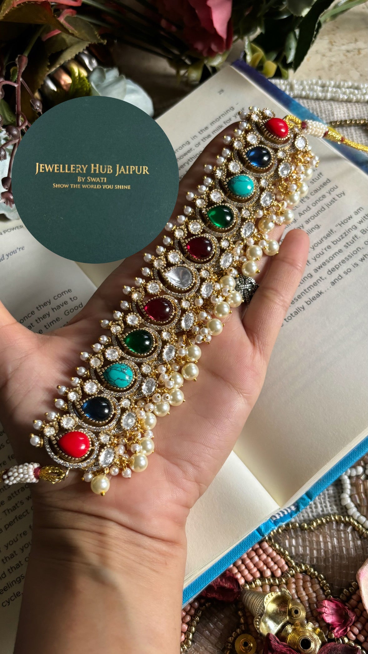Navratna choker