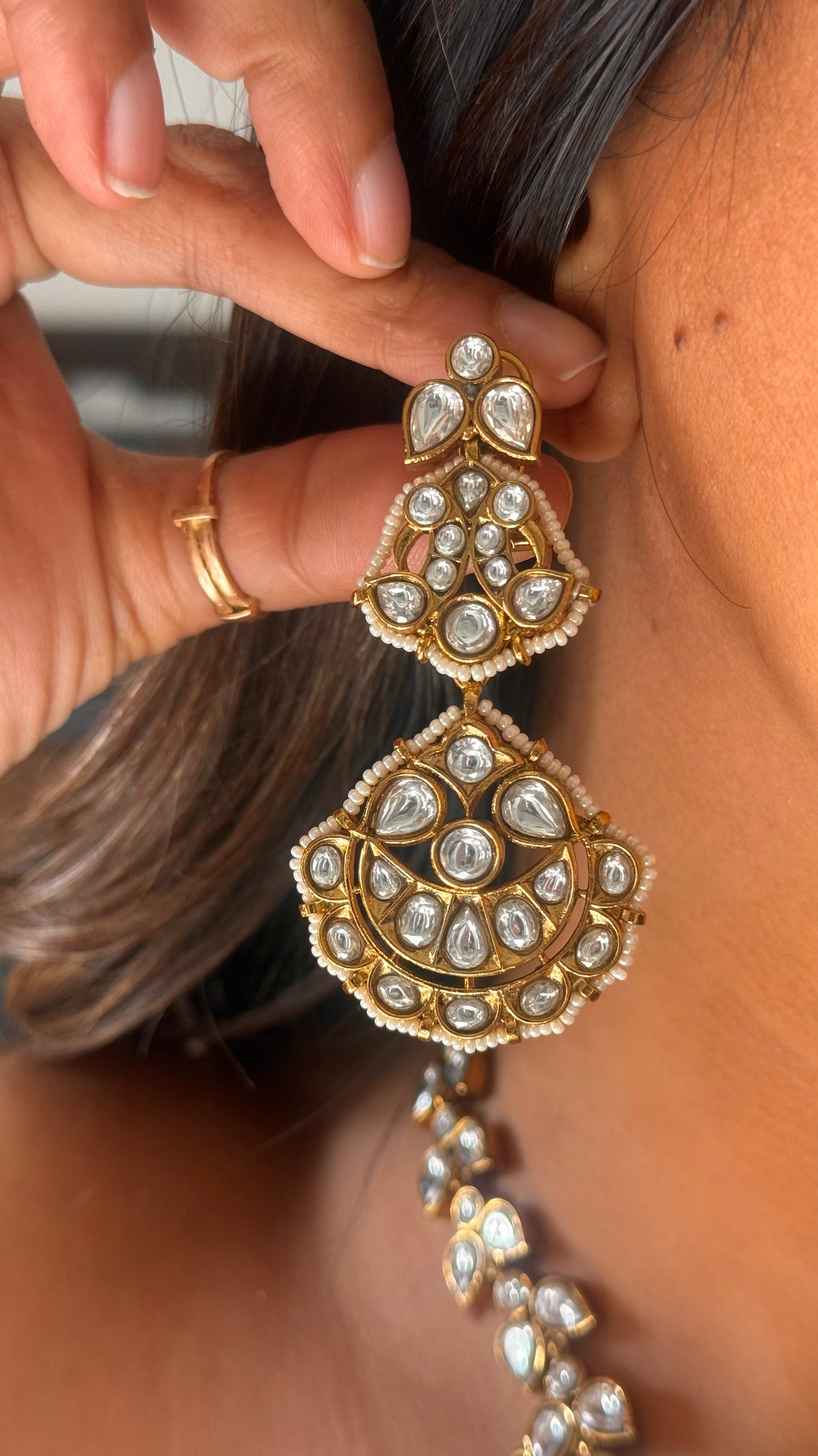 Sabyasachi inspired Victorian polki necklace