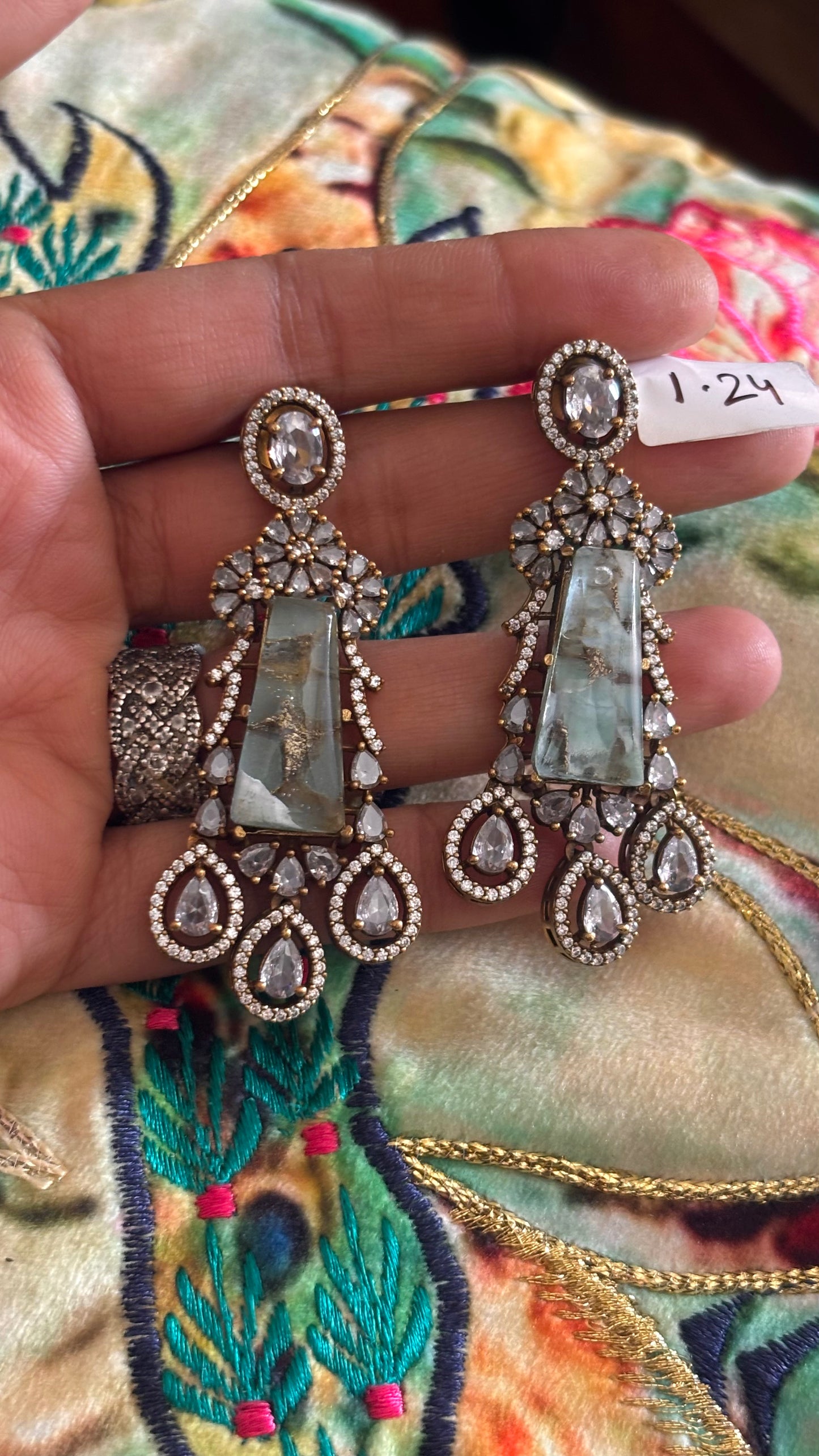 Mint victorian danglers