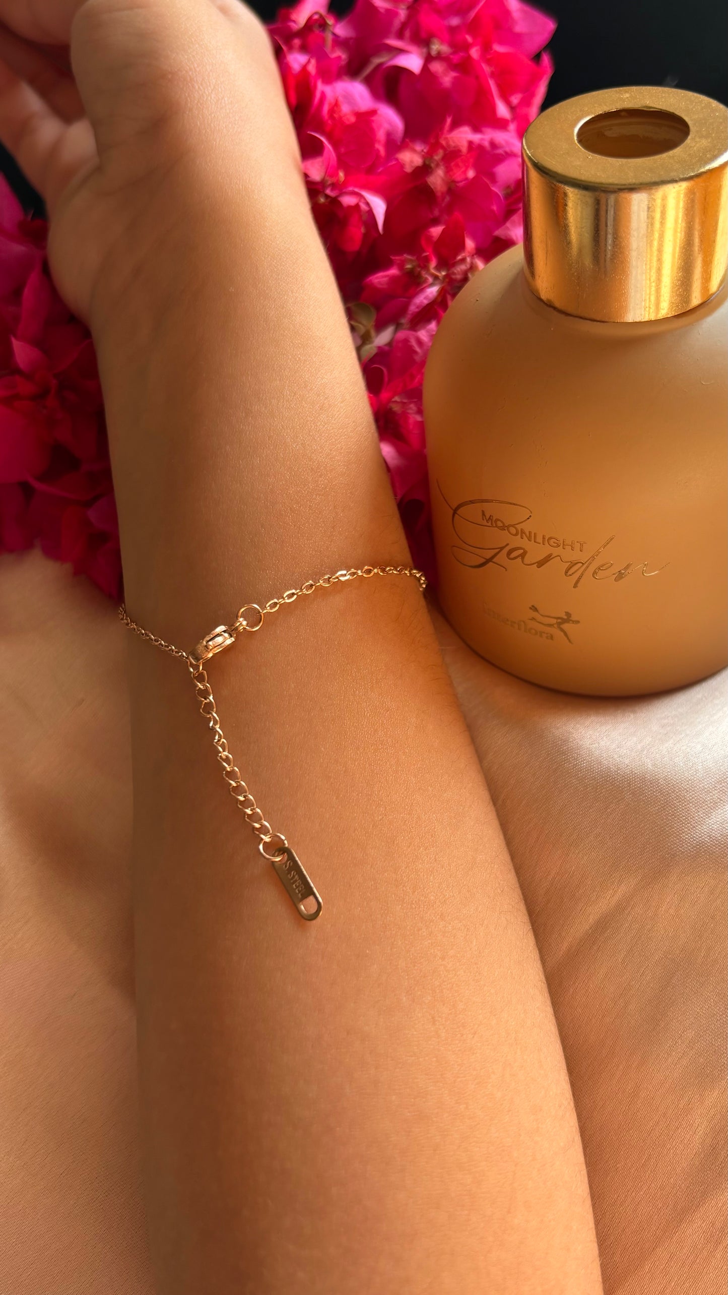 Victorian coin rose gold bracelet