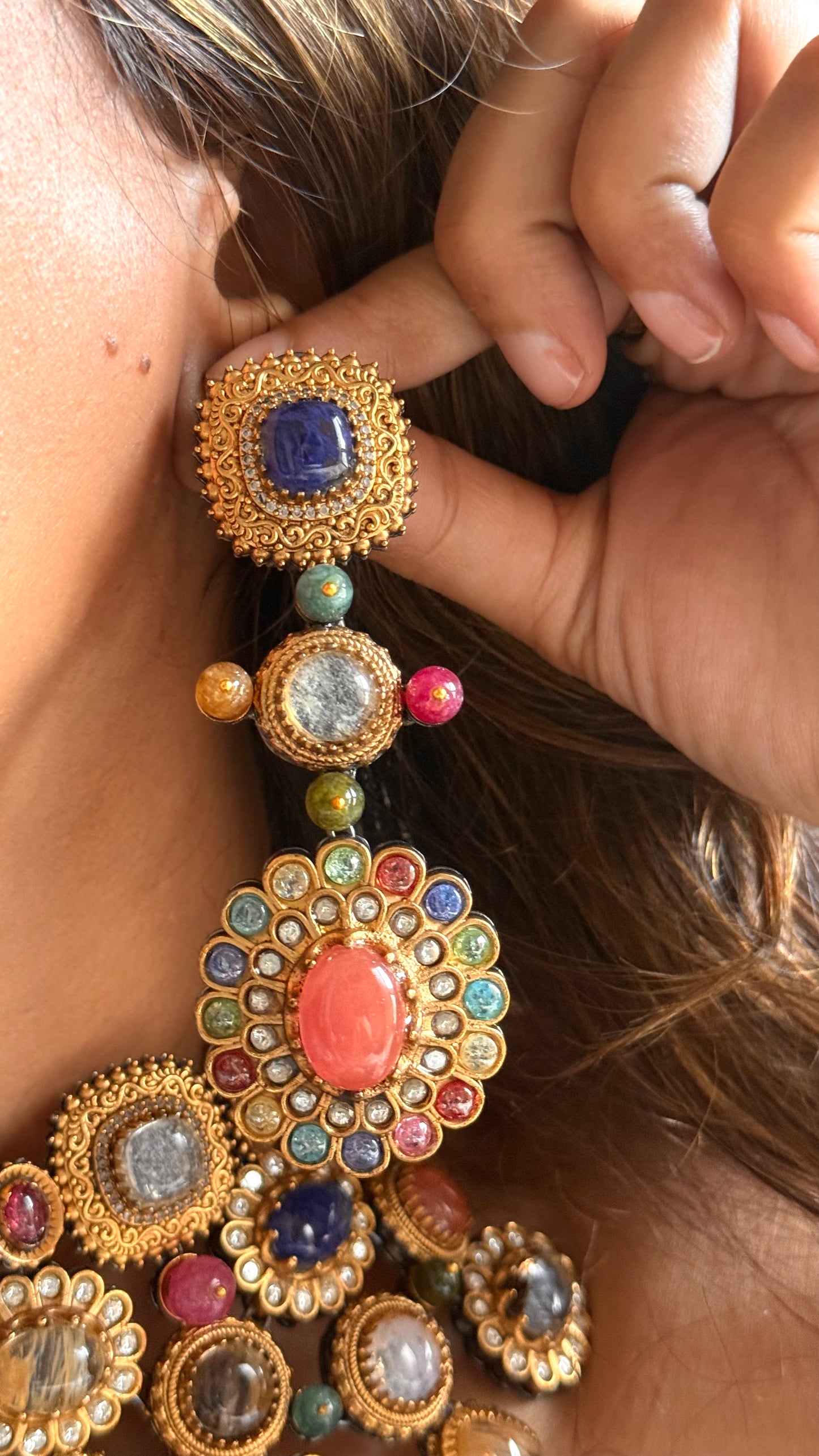Sabya inspired Victorian Designer Necklace