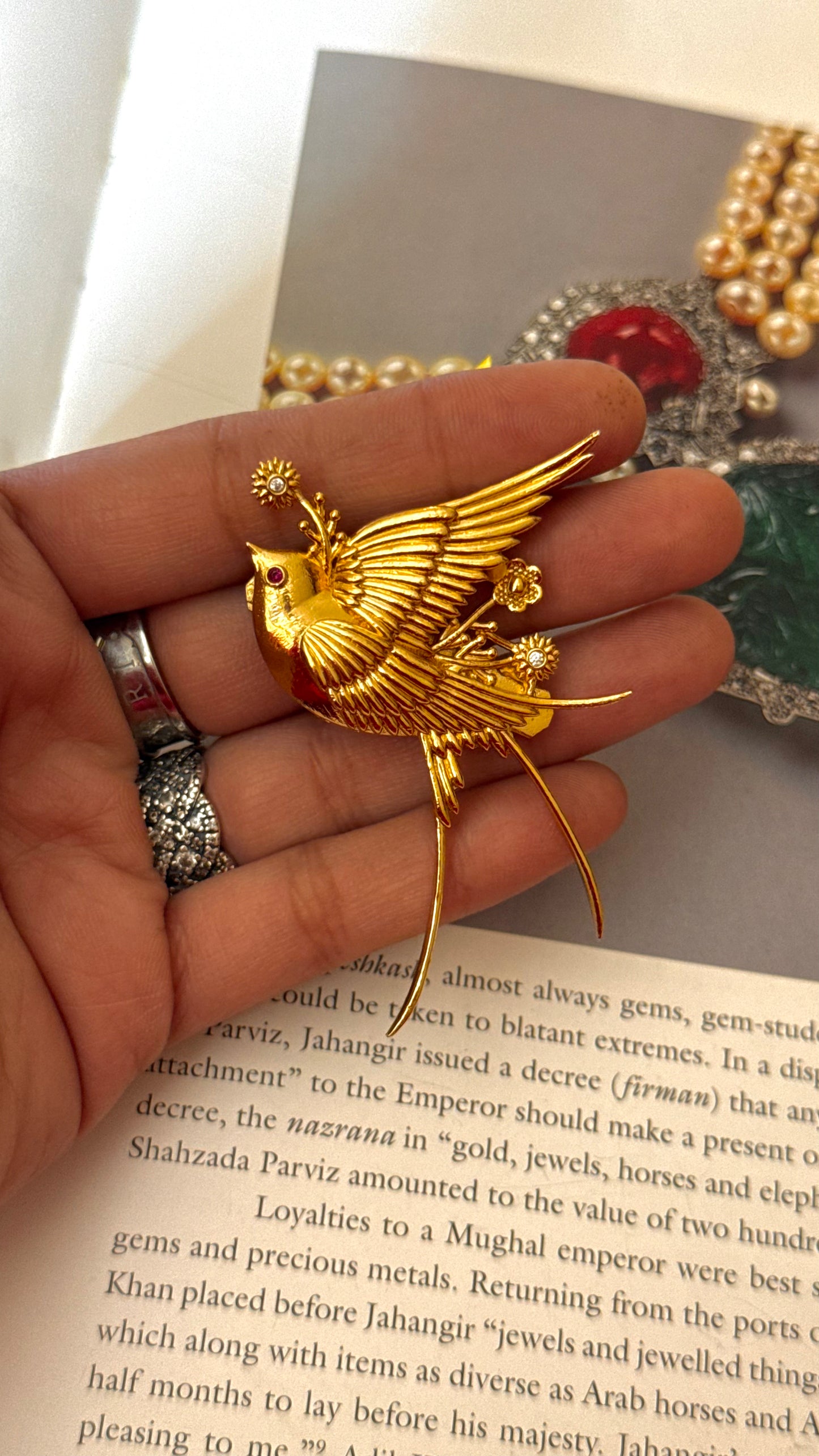 Vantara inspired brooch