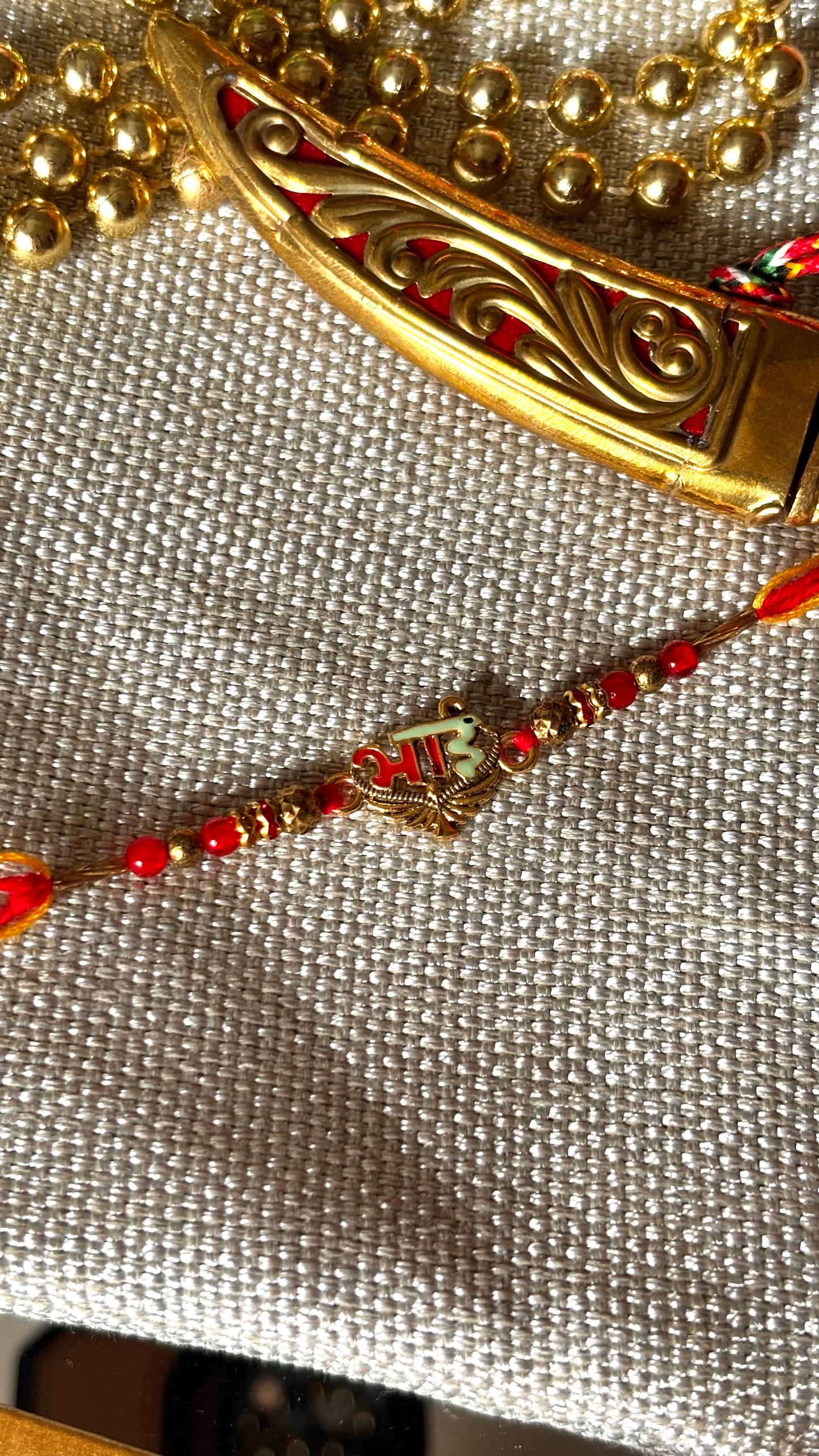 Dhaga with bhai motif ( shipping will be extra )