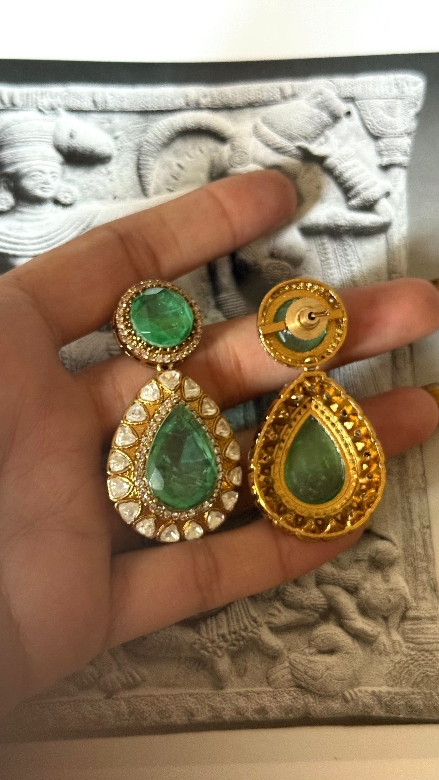 Mint doublet earrings