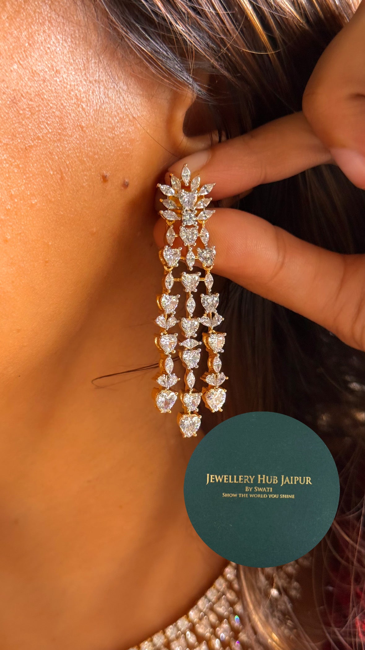Celestial harmony diamond collar set (gold)