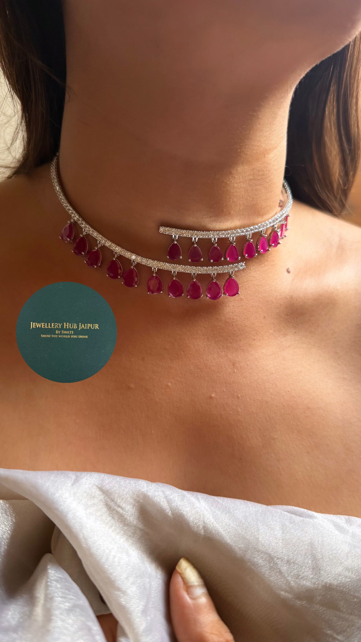 LUMINÉ Ruby Diamond hanging designer cocktail minimal set
