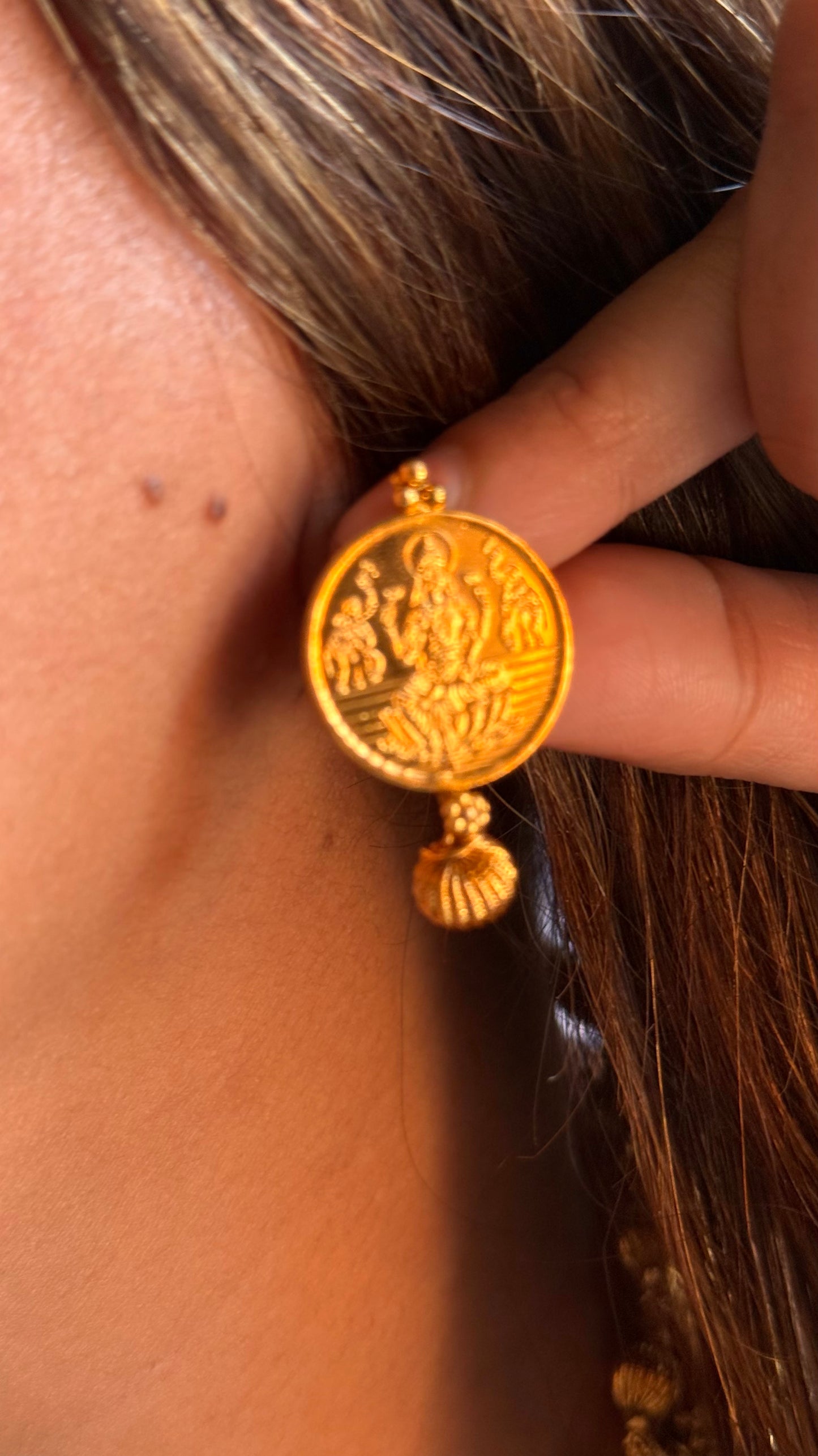 Temple inspired Laxmi necklace