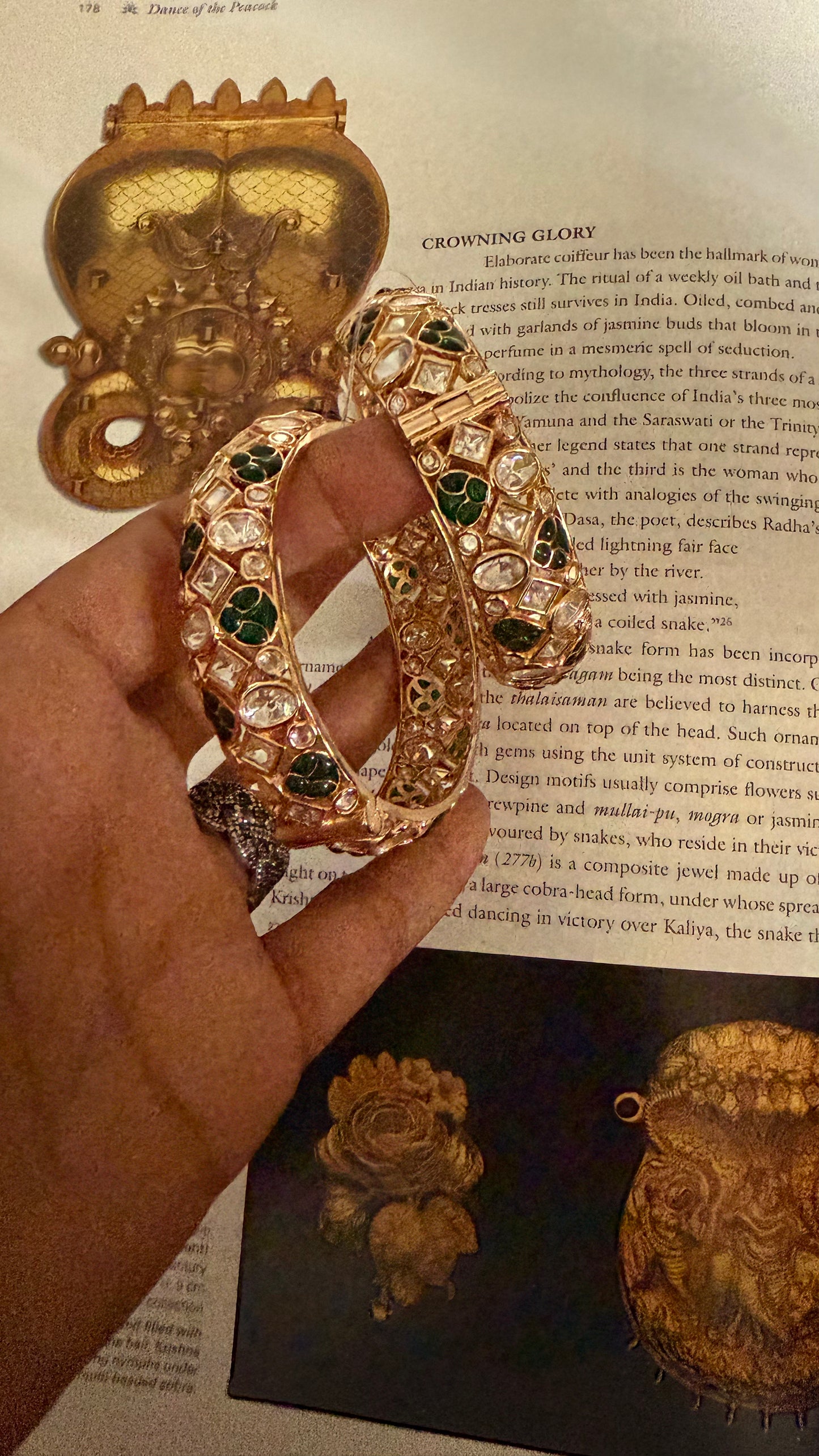 Emerald Moissanite katdana bangles