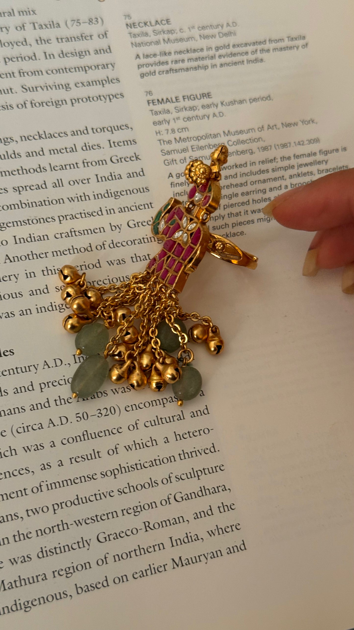 Chhatrapati Gajanand paachi kundan heritage ring