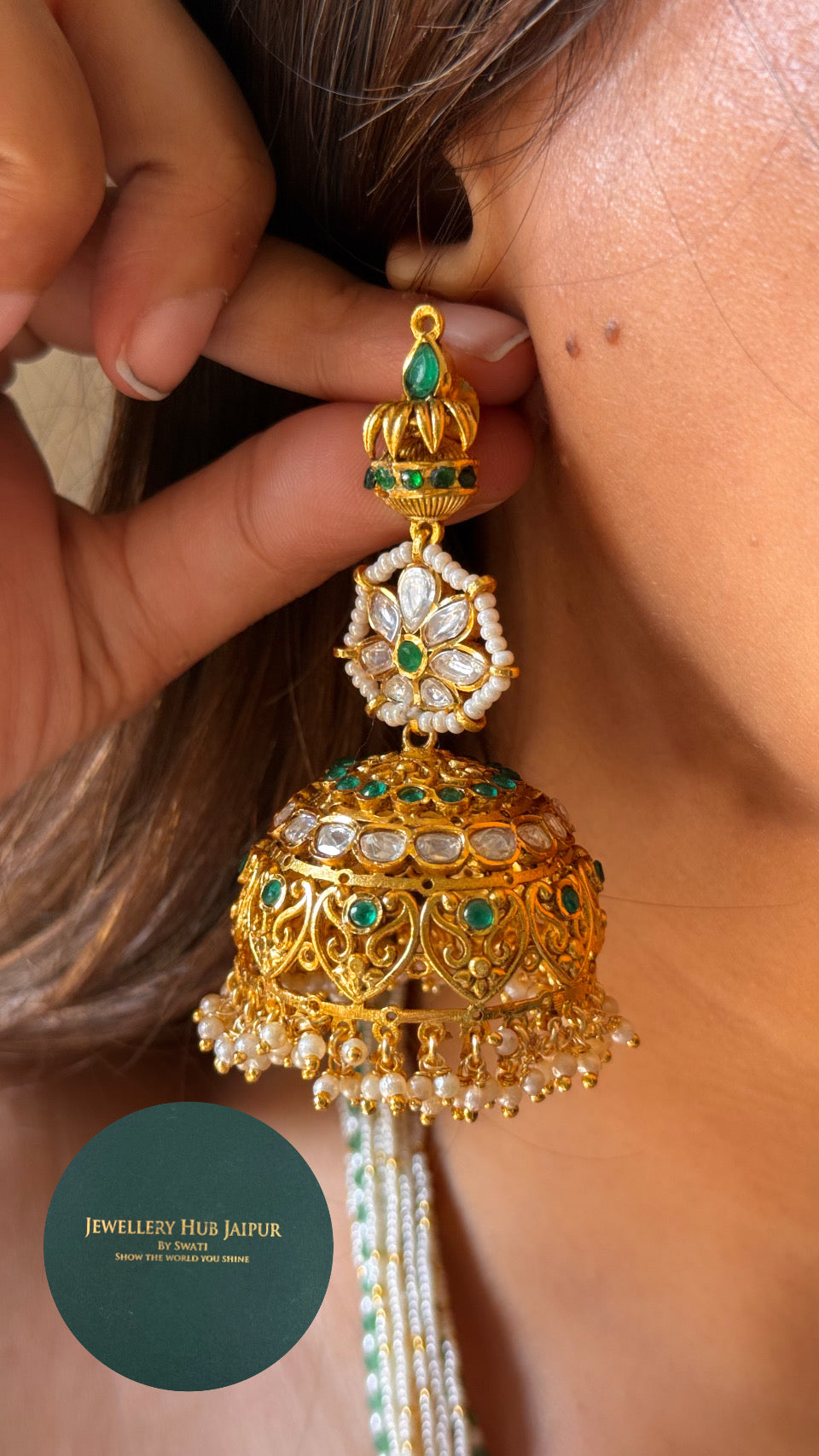 Heritage real Moissanite rani haar