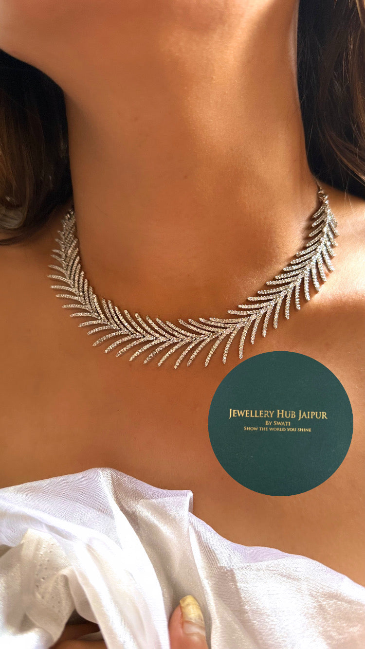 AURORA Diamond cocktail designed collar set