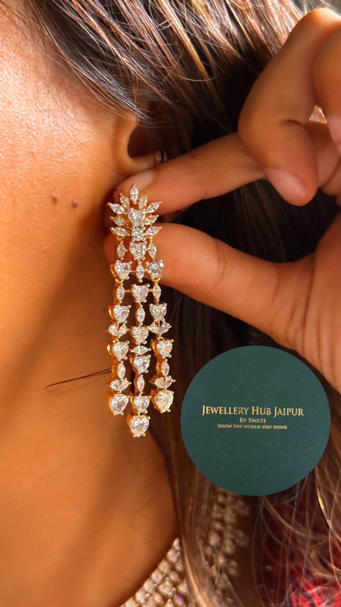 Celestial harmony diamond collar set (gold)