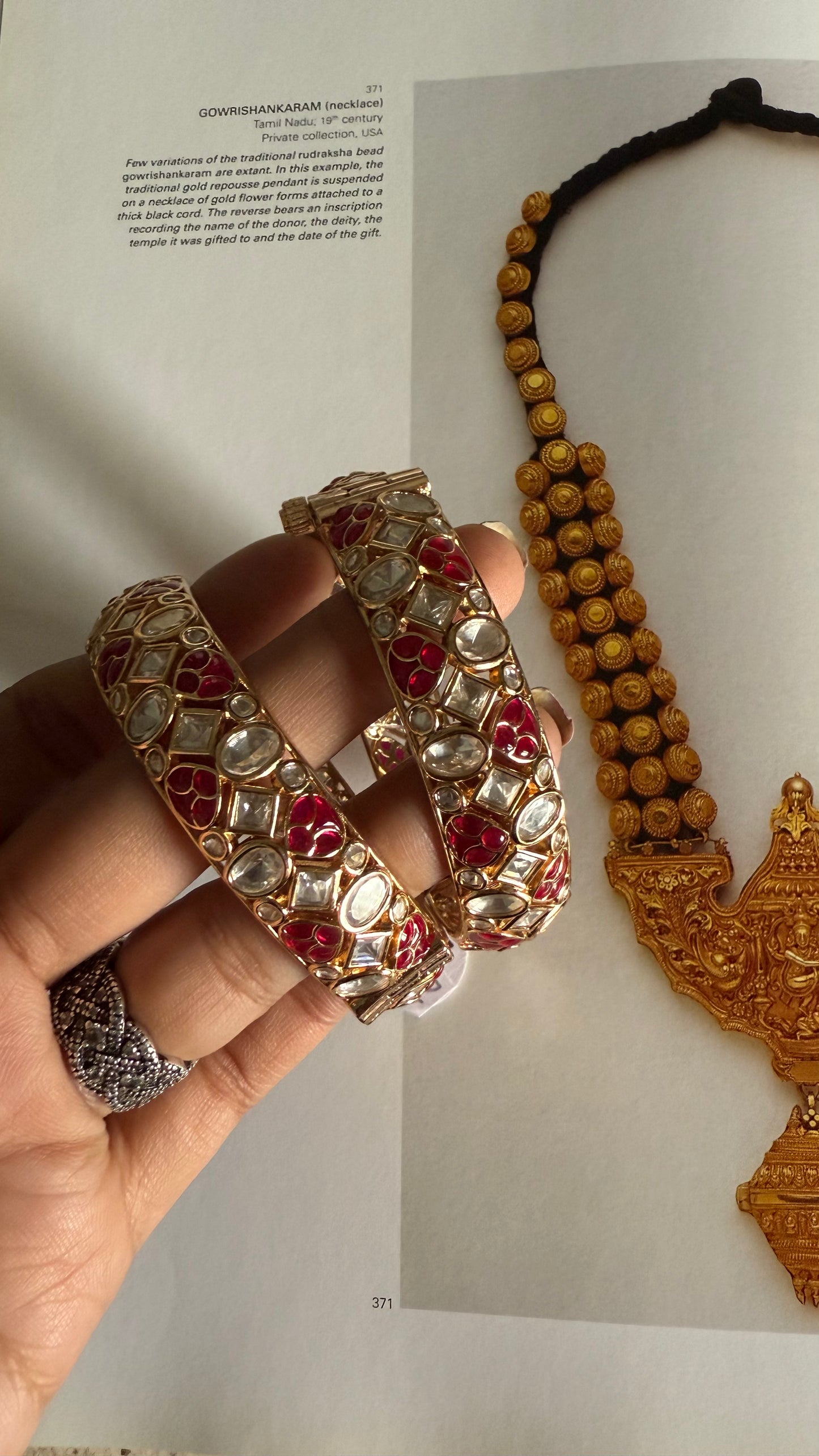 Rani Pink moissanite katdana bangles