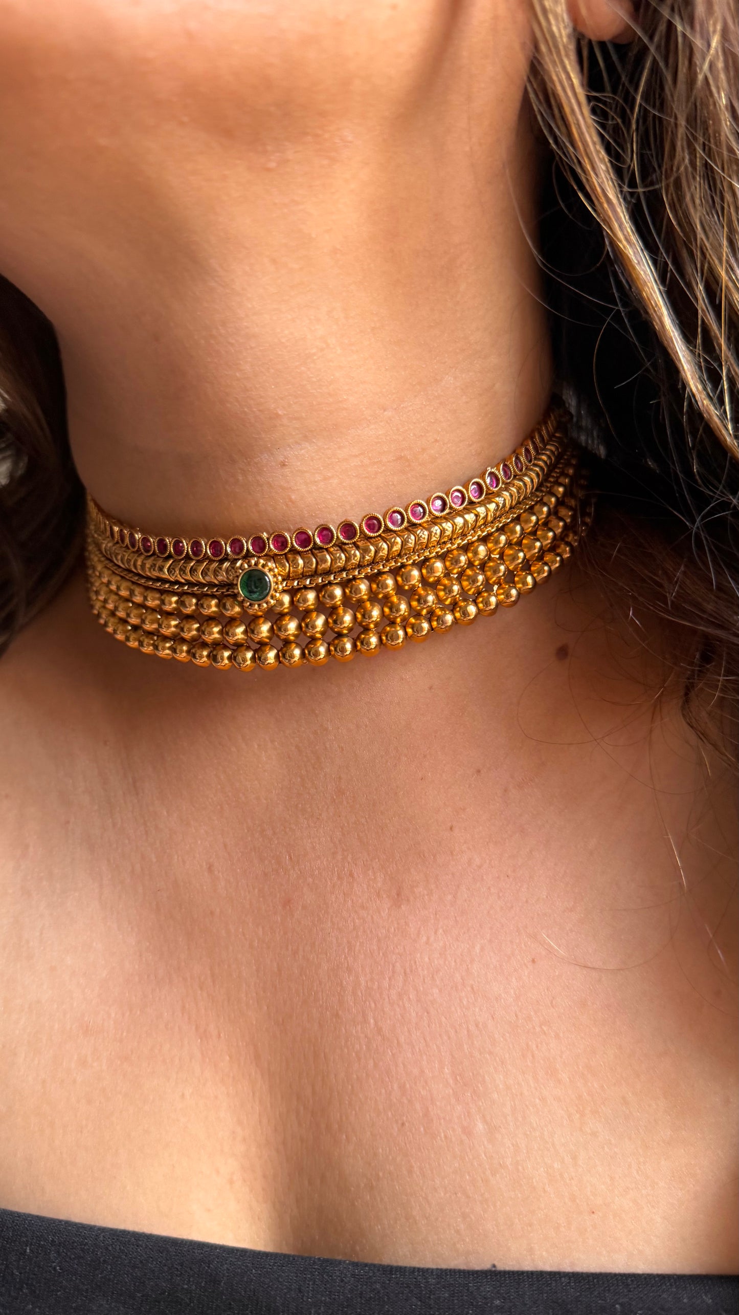 Maharashtrian Combo temple necklace