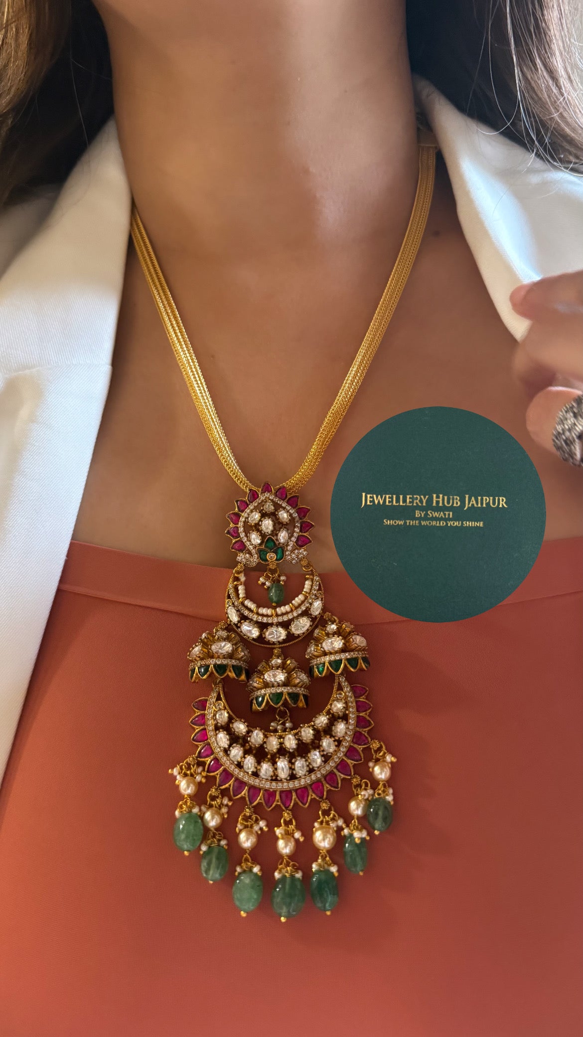 Paachi heritage designer necklace