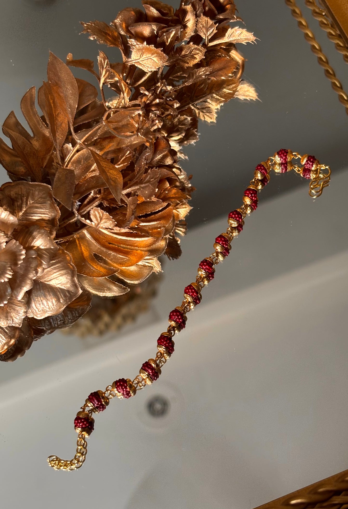 Rudraksh rakhi bracelet (shipping will be extra )