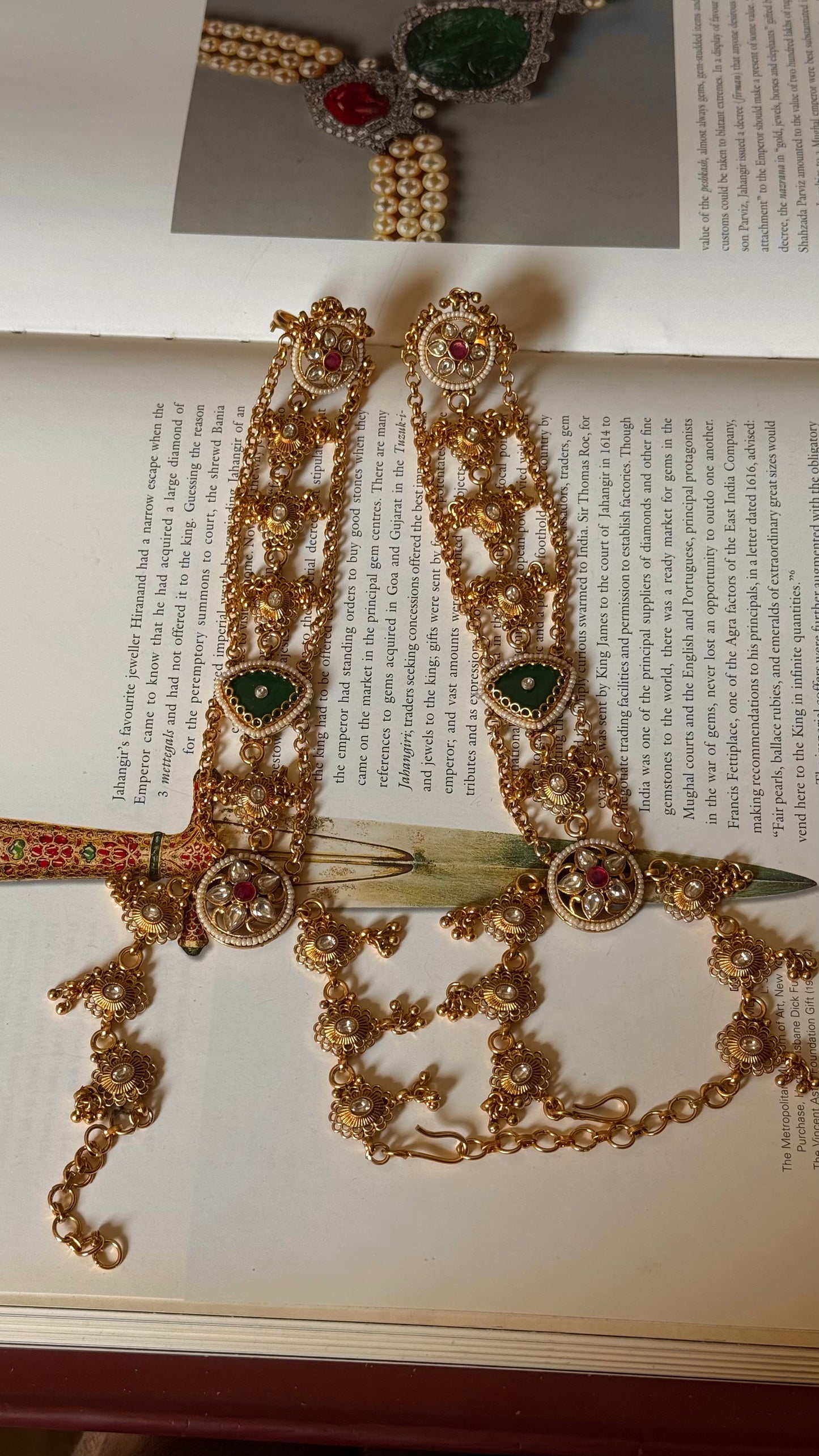 Ruby floral ring rajawada Hathphool