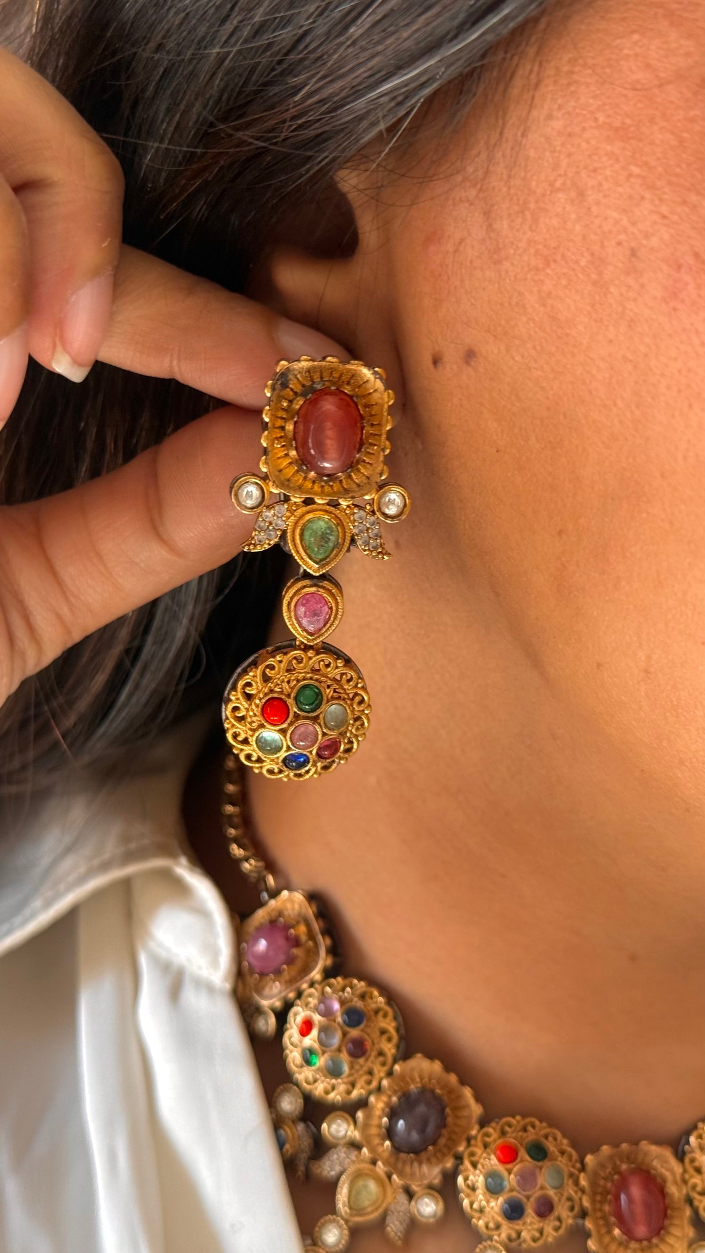 Sabyasachi inspired vintage collar necklace