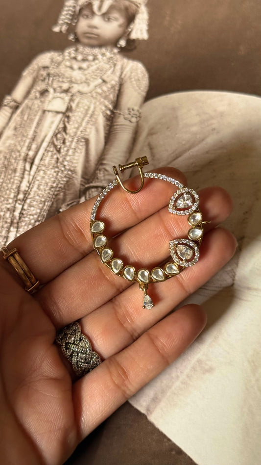 Moissanite victorian nath