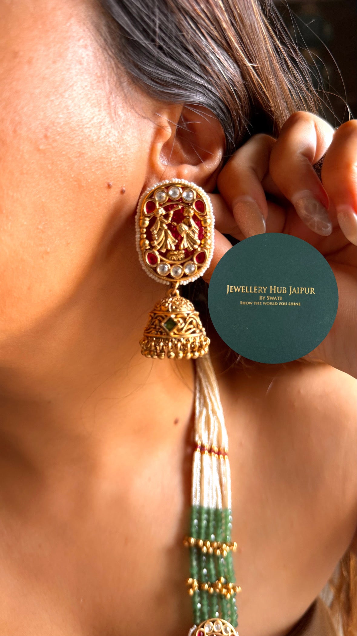 Mint rajwada maharani long set