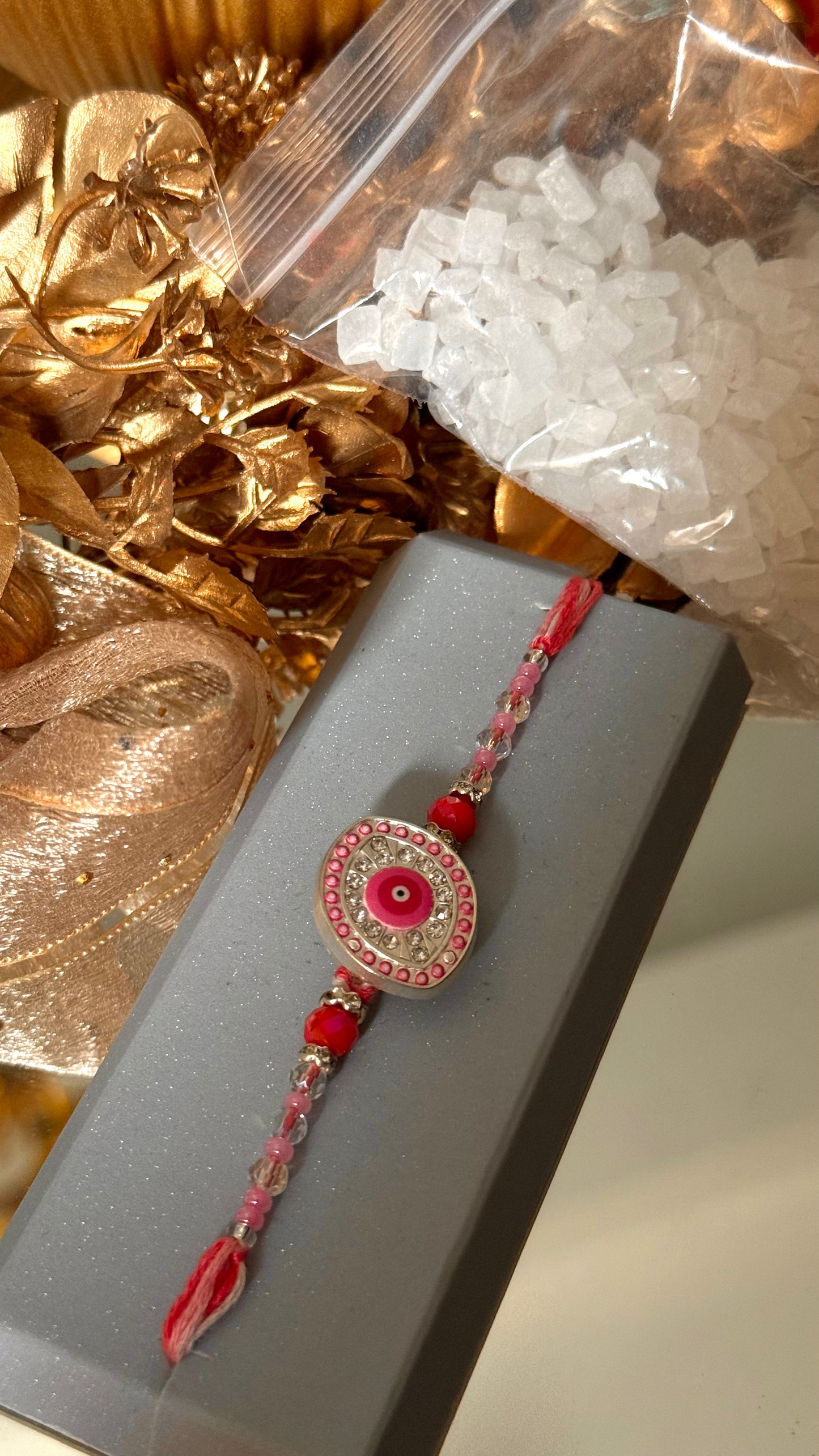 Evil eye fidget spinner, Rakhi