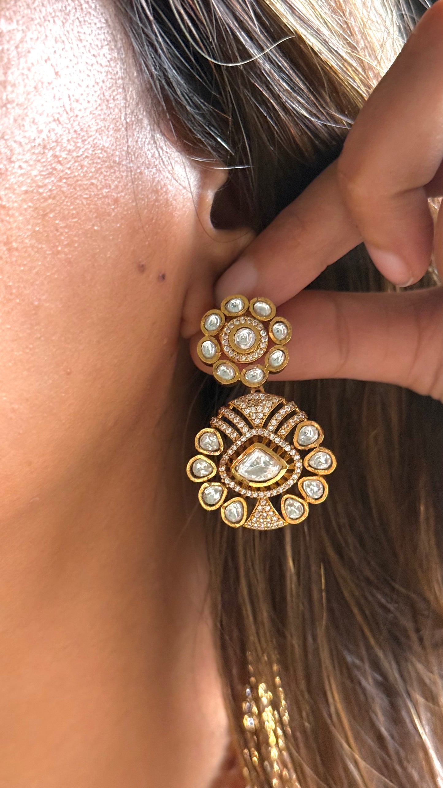 Royal polki heritage necklace