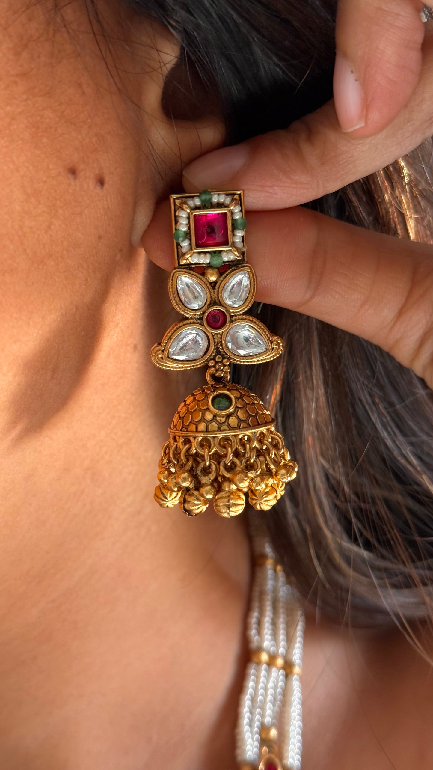 Royal nakashee heritage rajwada necklace