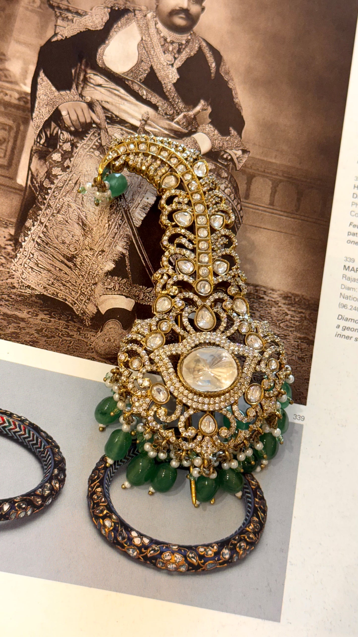 Uncut designer polki Victorian Kalgi