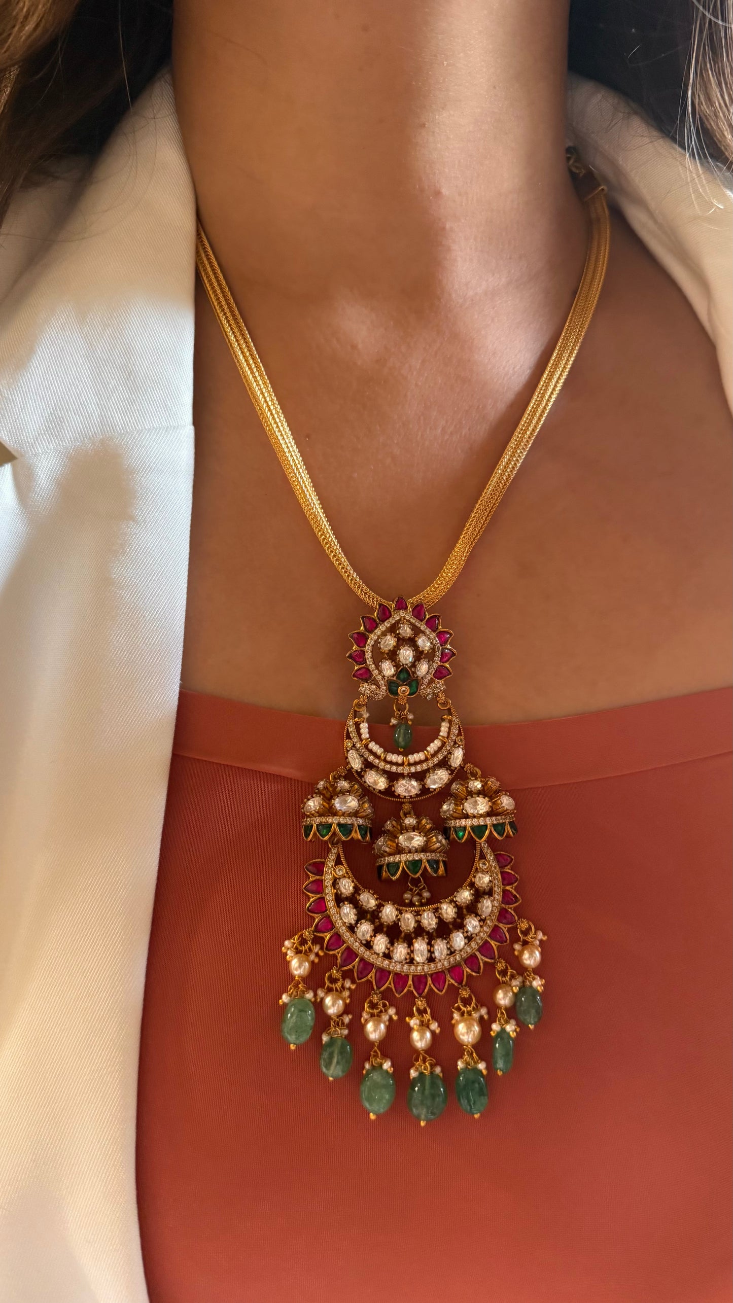 Paachi heritage designer necklace
