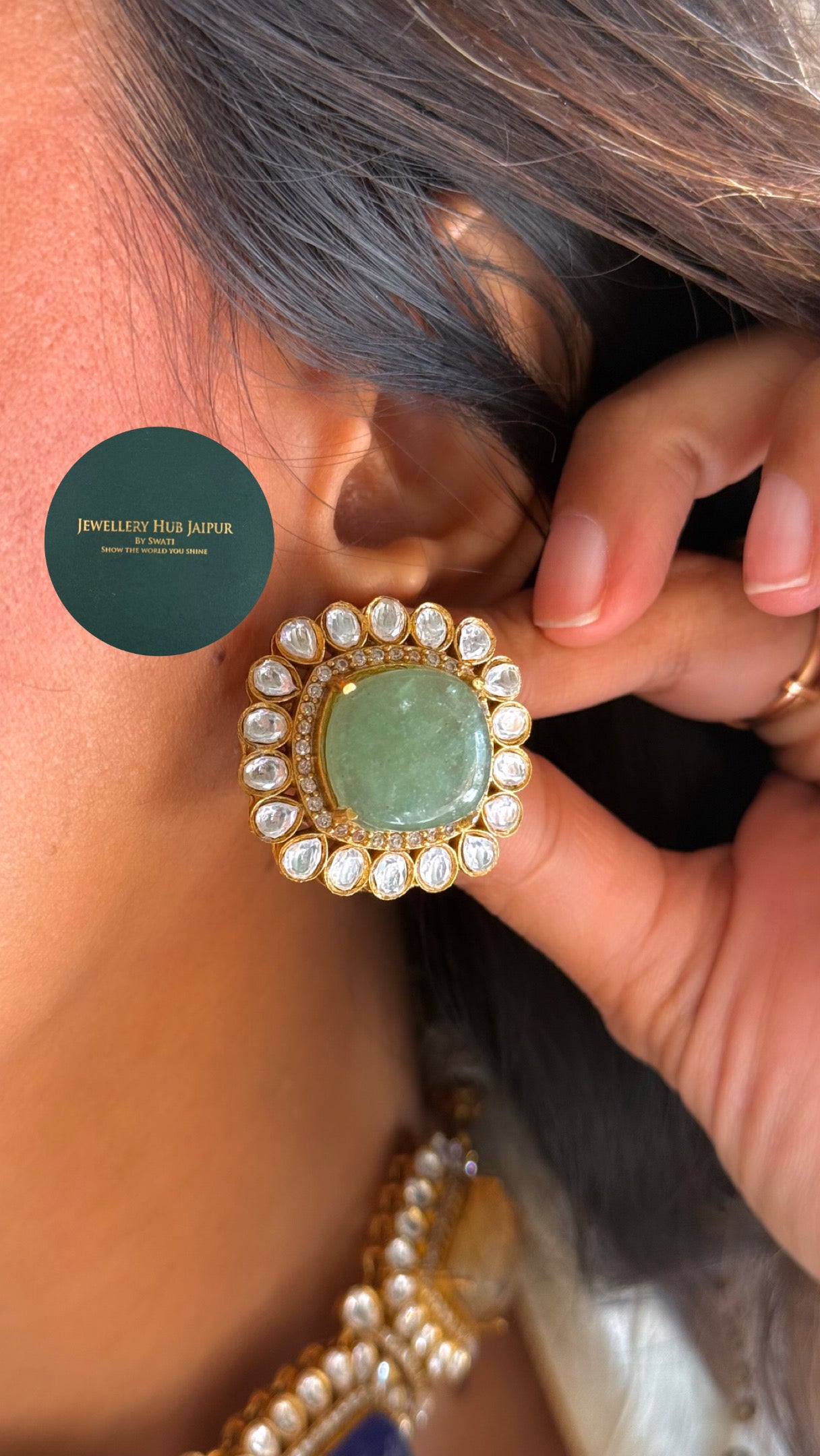 Sabyasachi inspired navratna choker