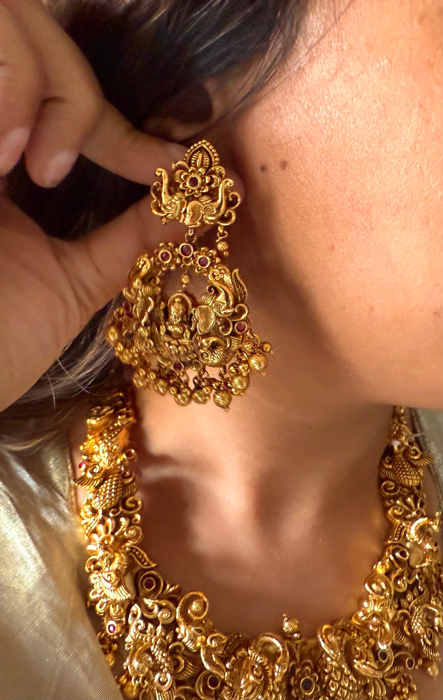 Maa laxmi temple jewellery