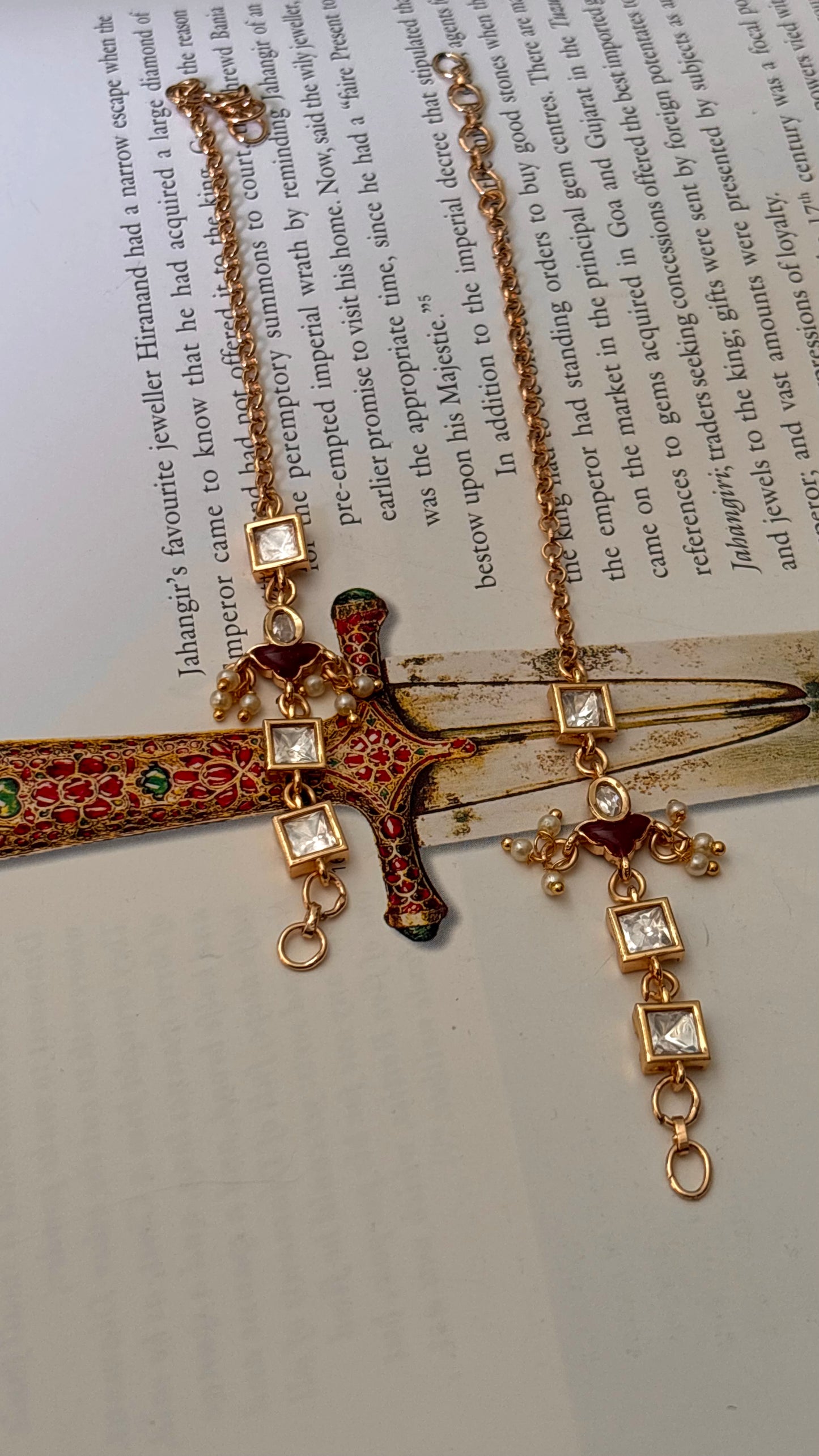 Ruby moissanite Kaan chain