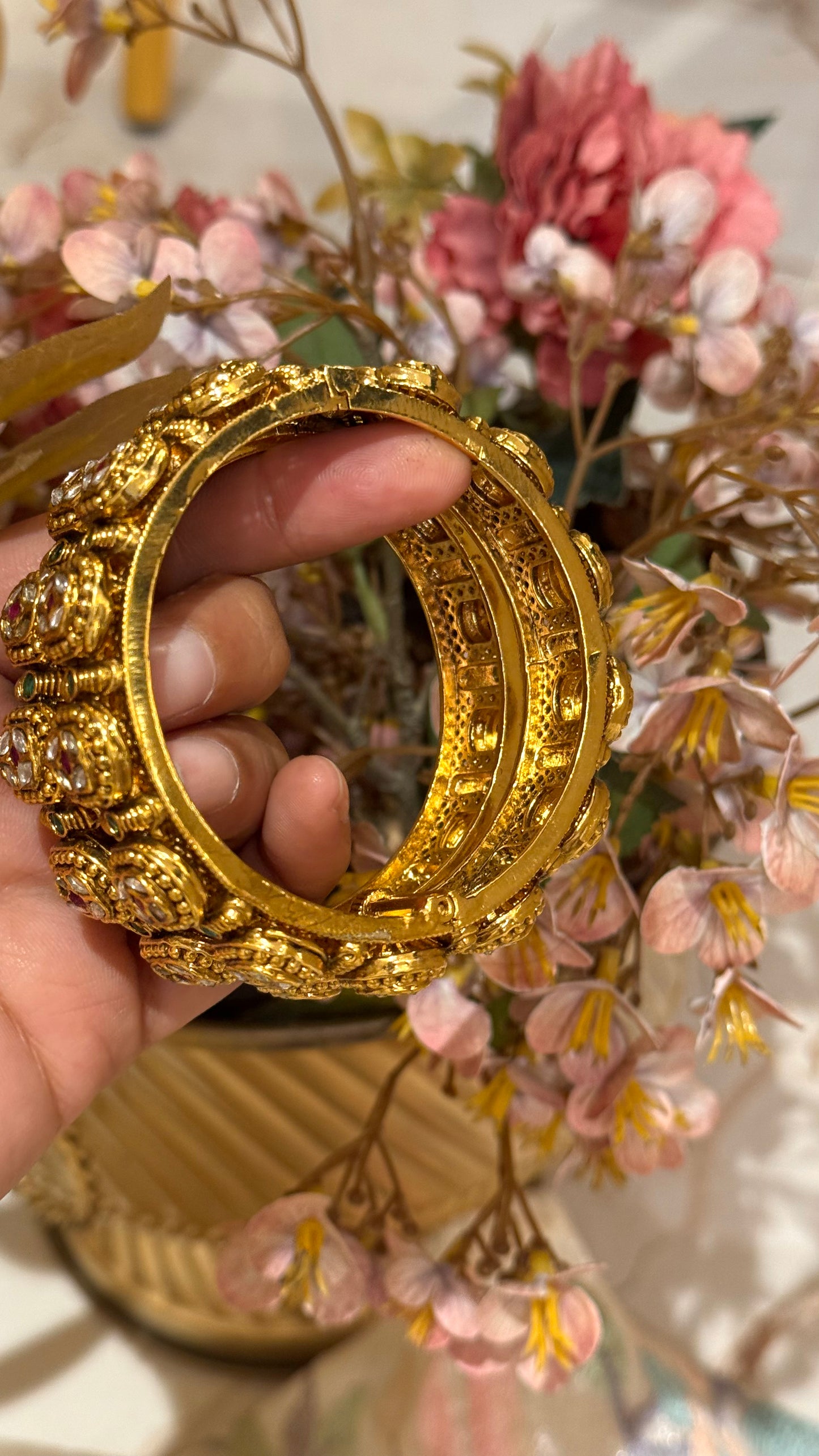 Ruby & Emerald heritage royal rajwada bangles