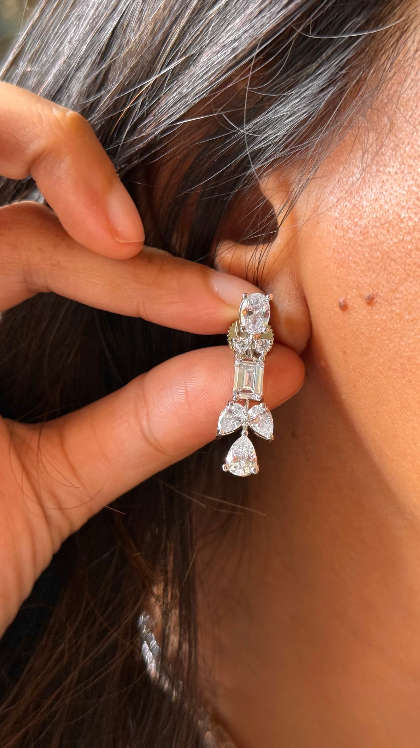 Noor royal cz diamond Necklace