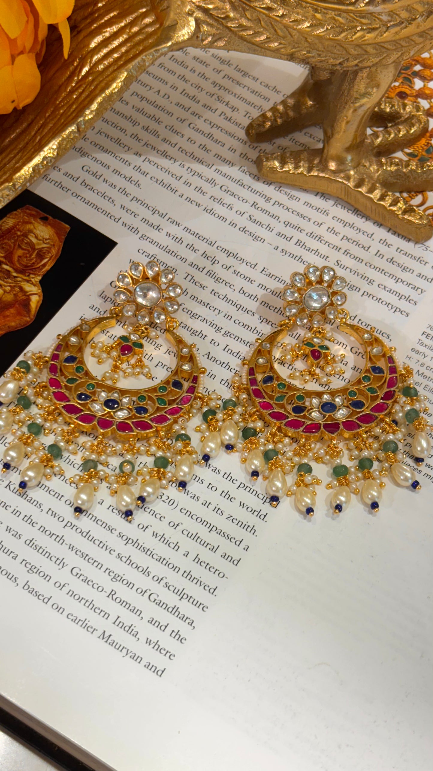 Heritage chaandbaali designer Earrings