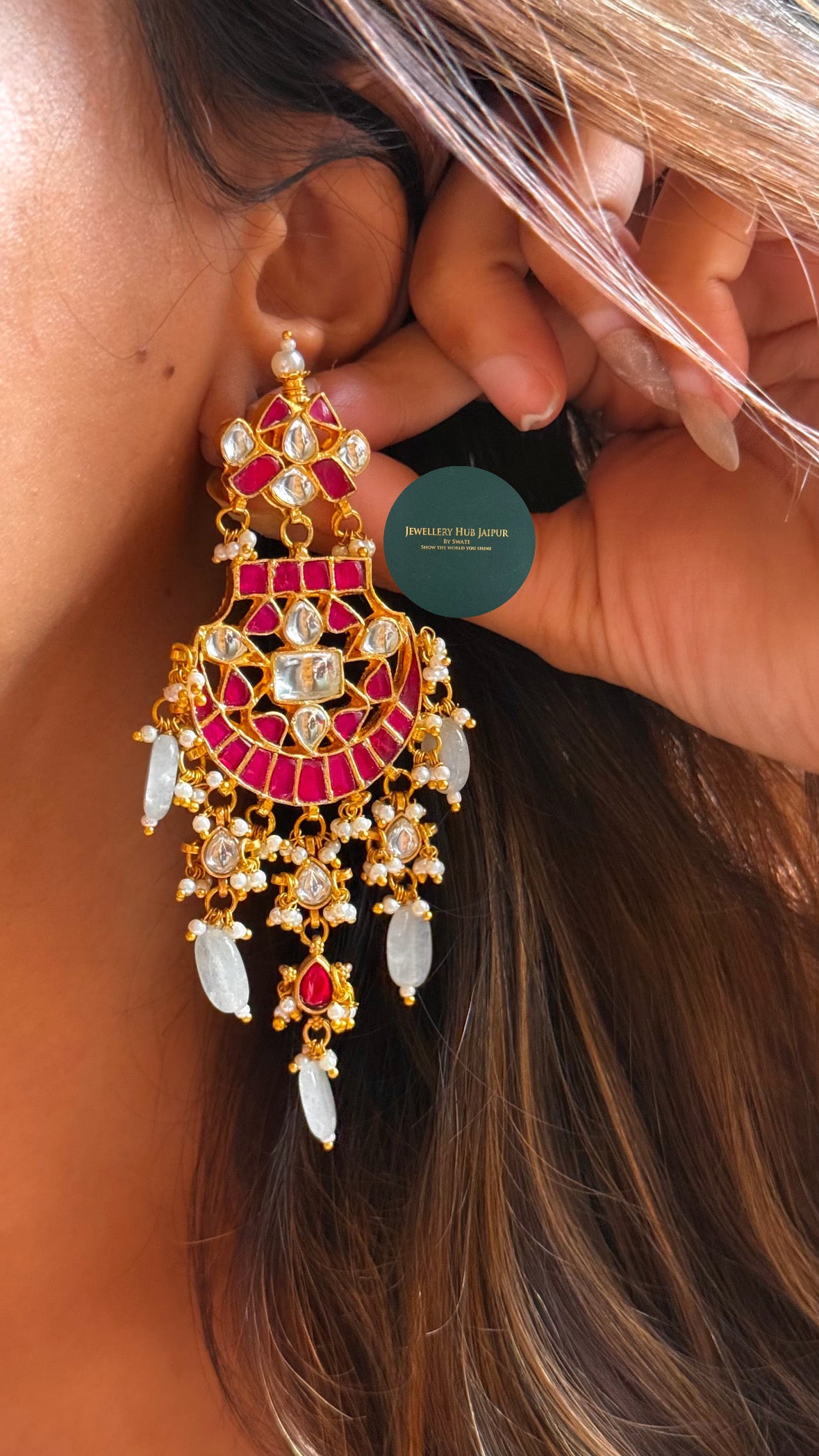 Royal petal Kundan choker set