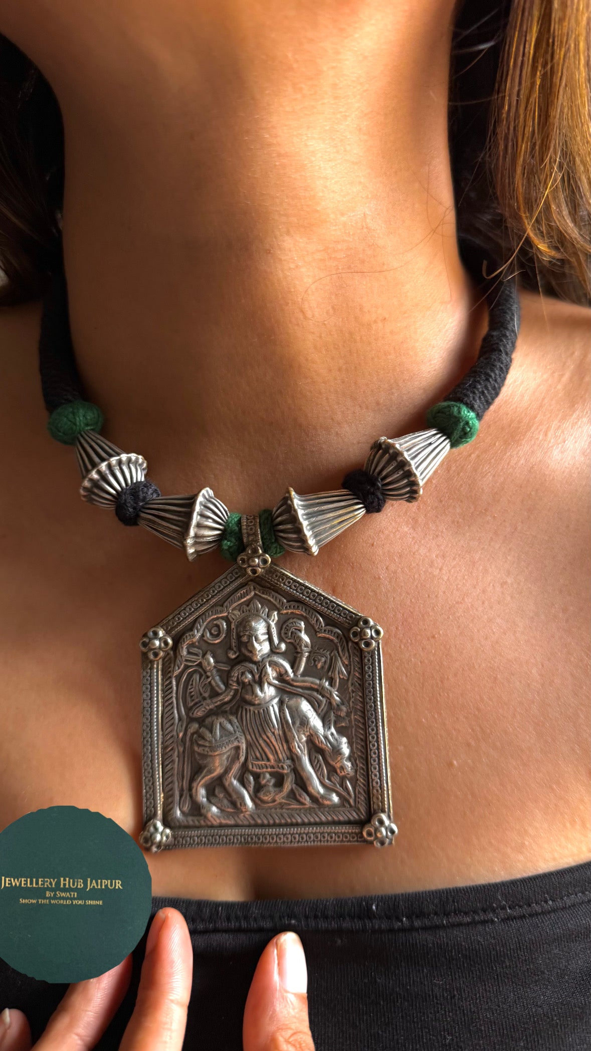 Goddess Durga Inspired Santhal Tribal Necklace