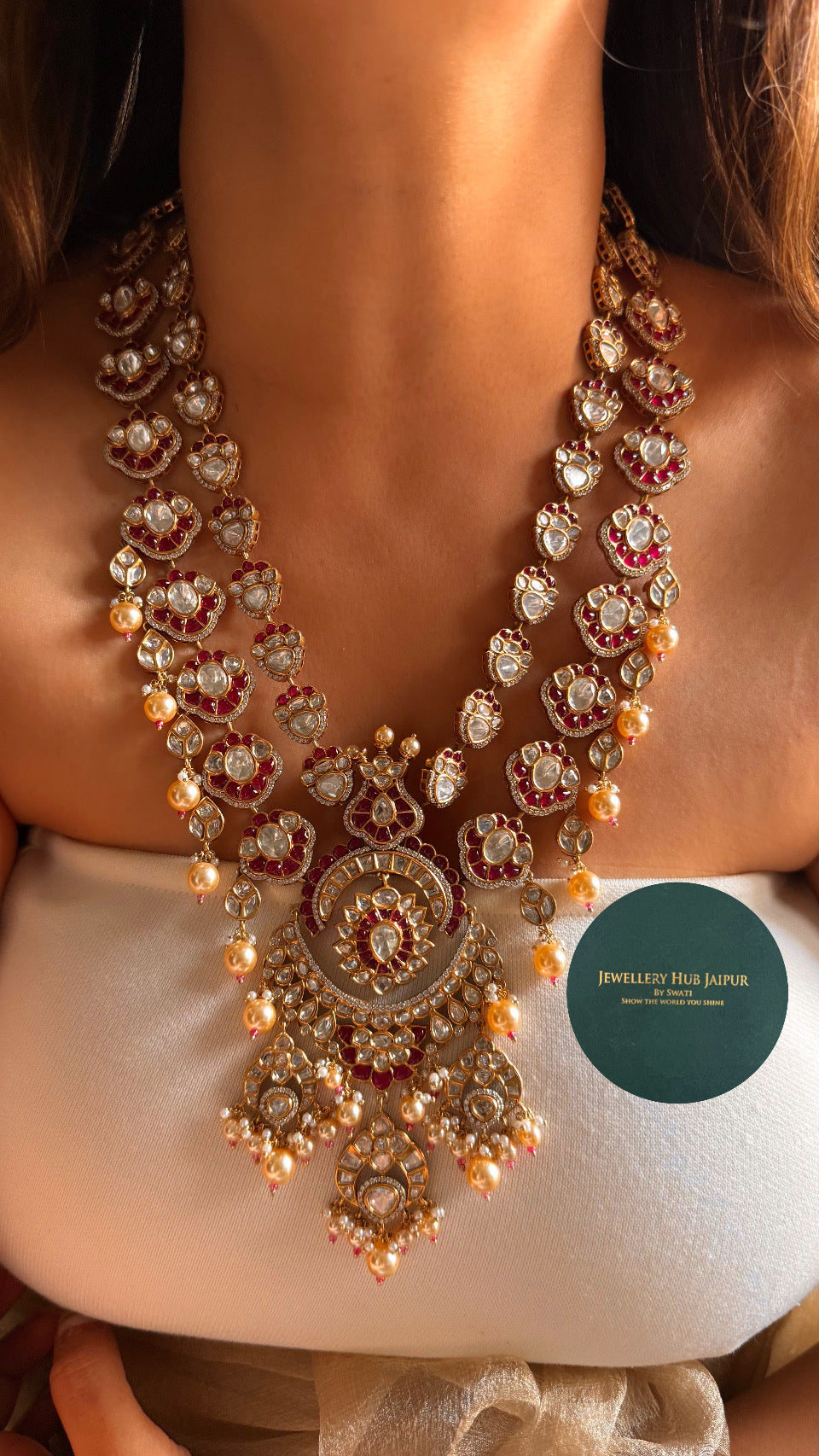 Heritage ruby Maharani haar