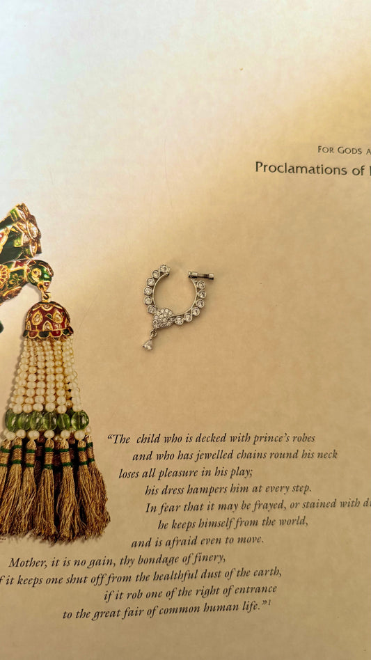 Minimal cz diamond nath