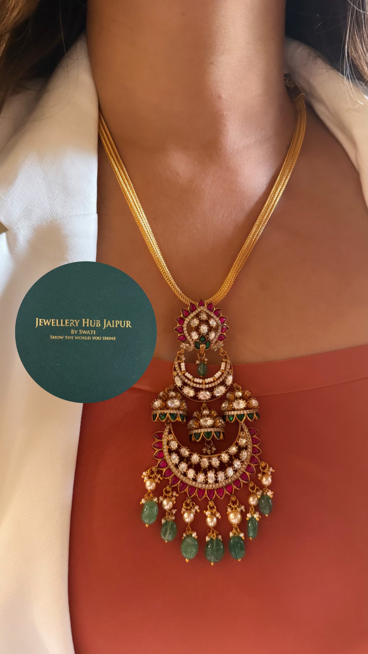 Paachi heritage designer necklace