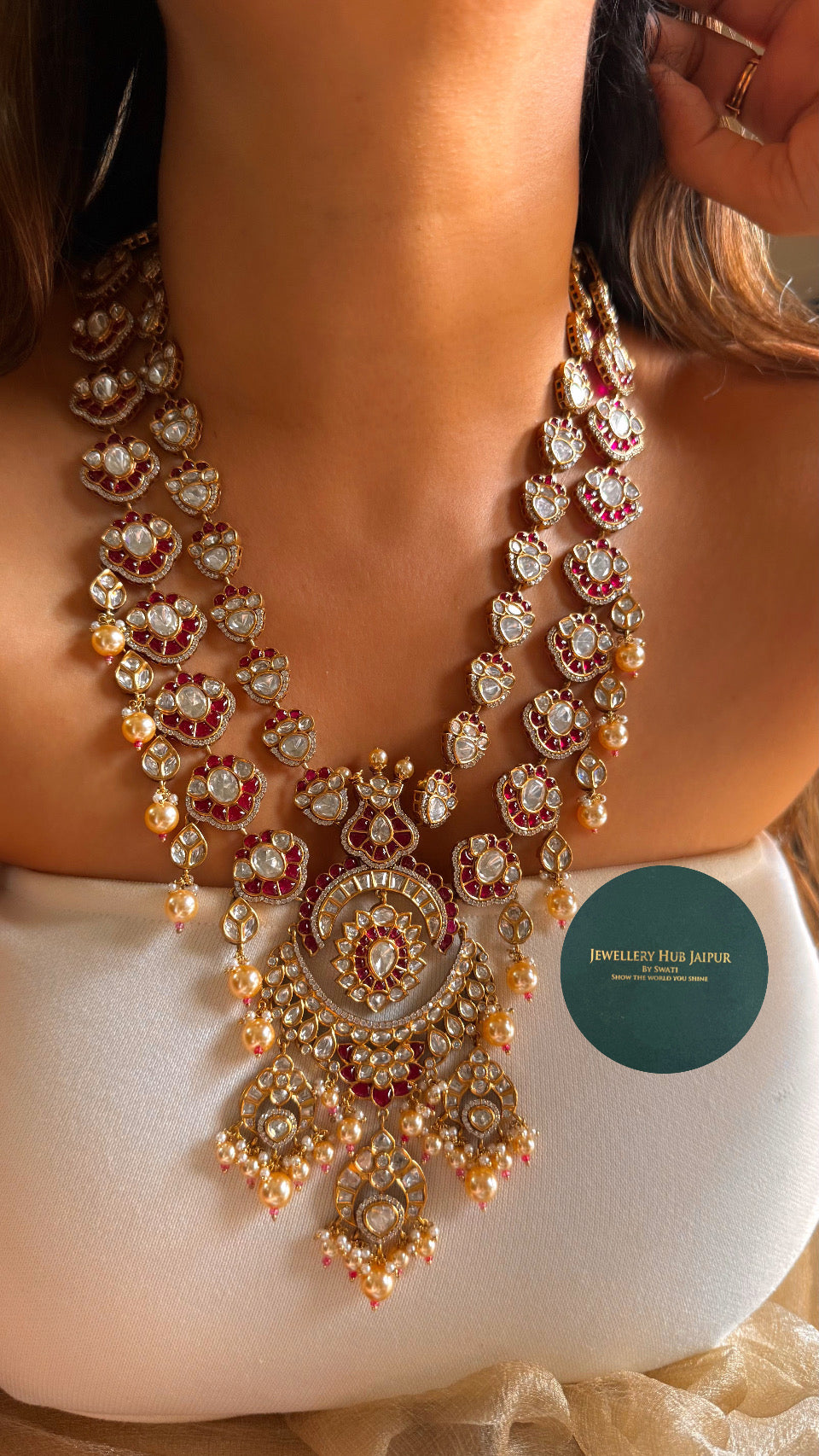 Heritage ruby Maharani haar
