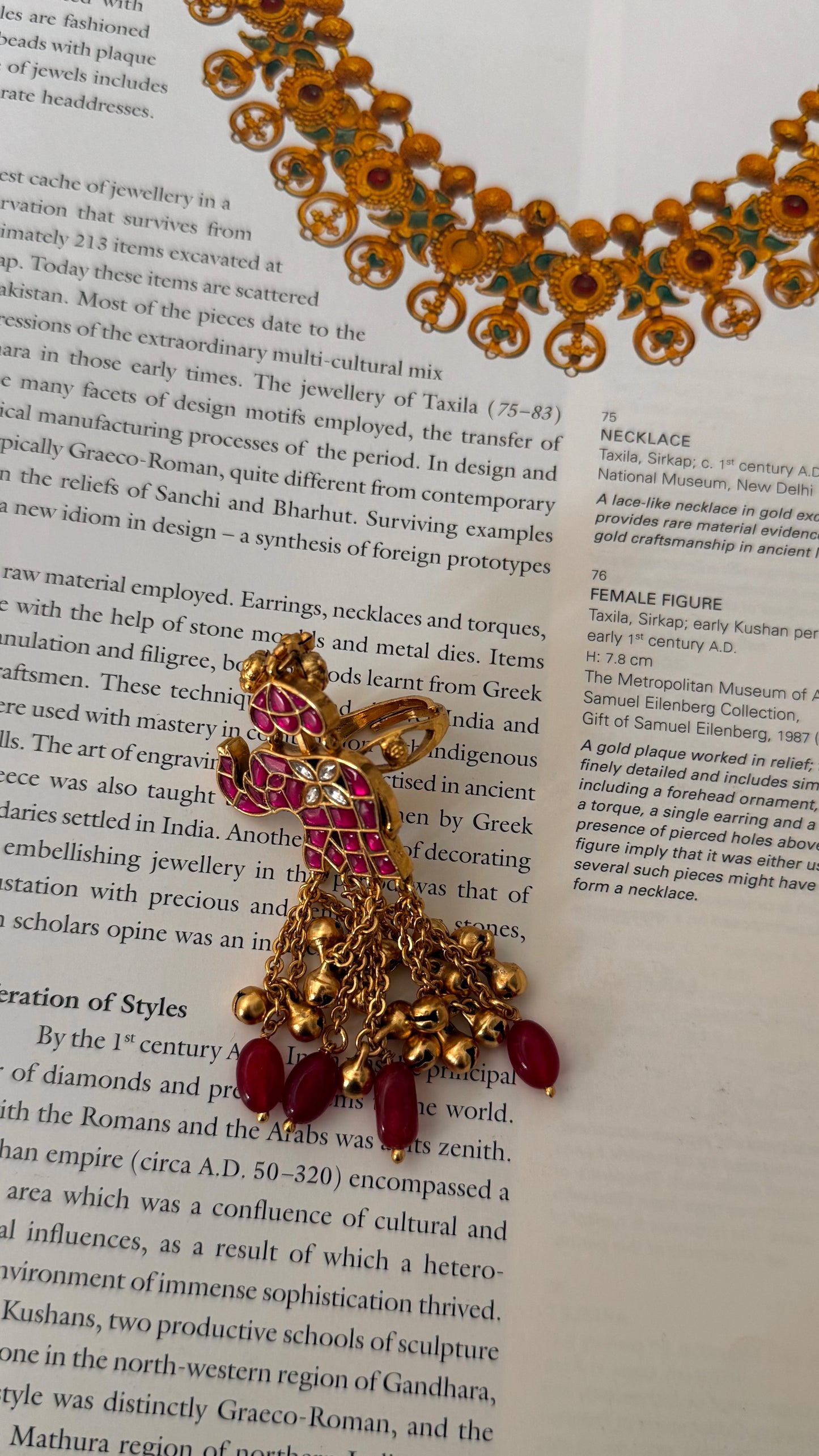 Chhatrapati Gajanand paachi kundan heritage ring
