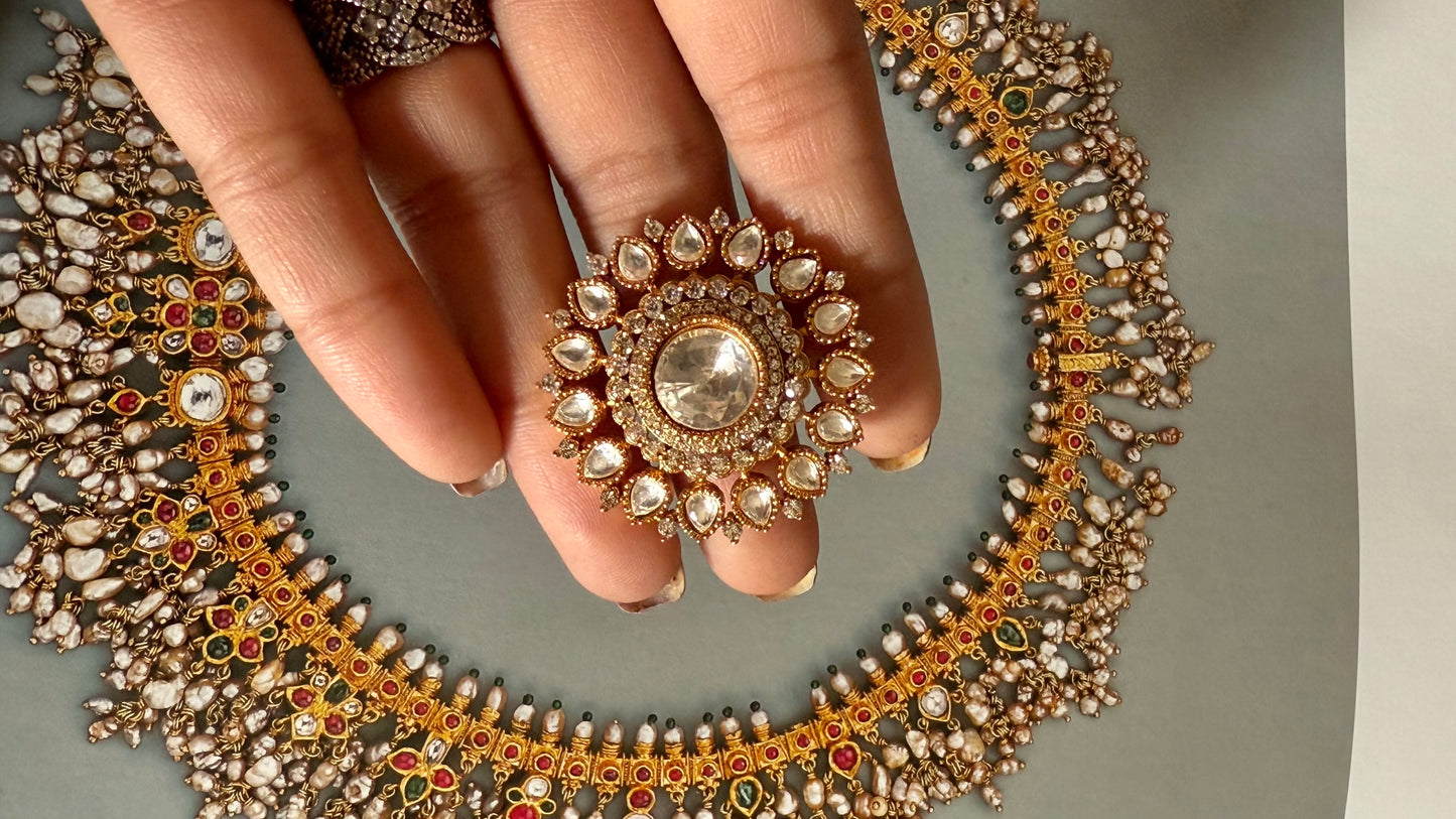 Rani Pink moissanite katdana bangles