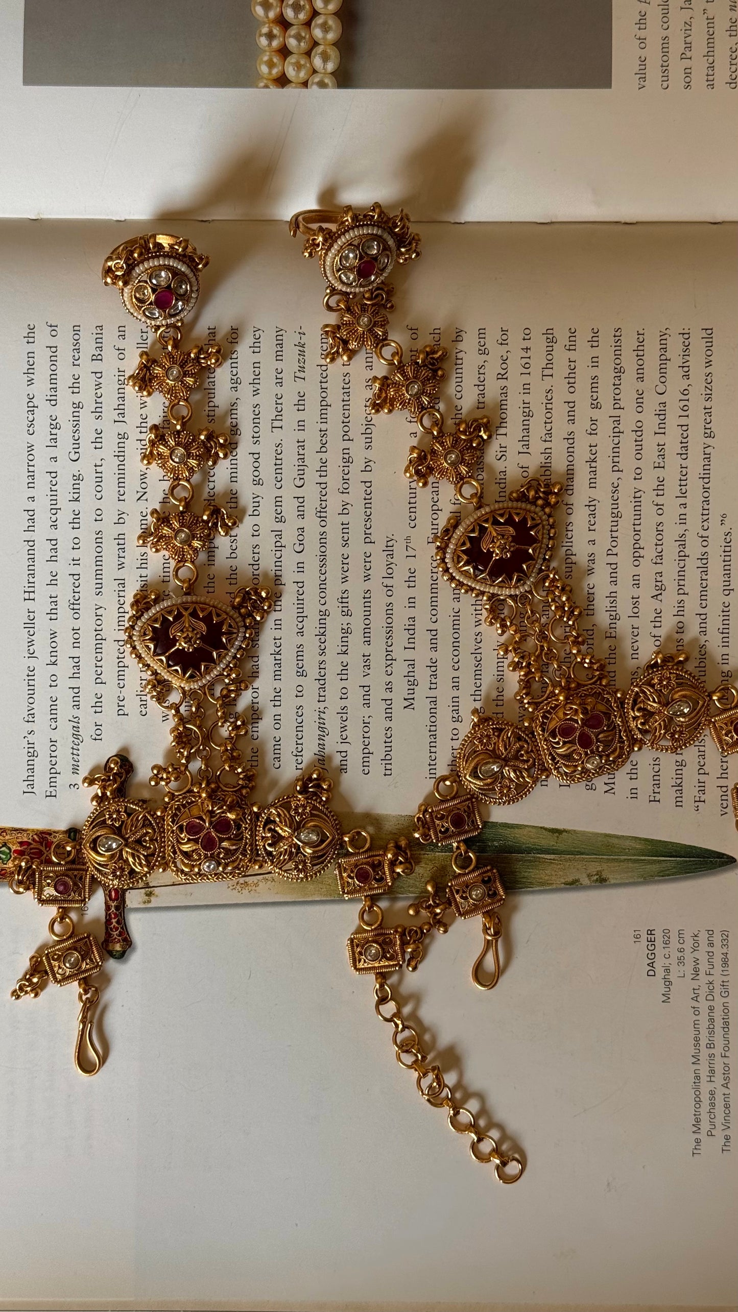 Ruby polki rajwada Hathphool