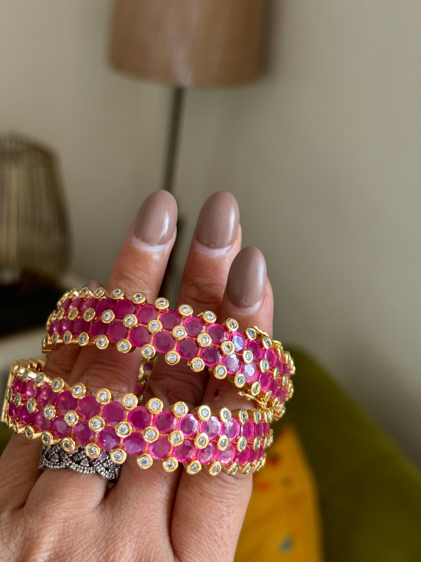Ruby openable bangles