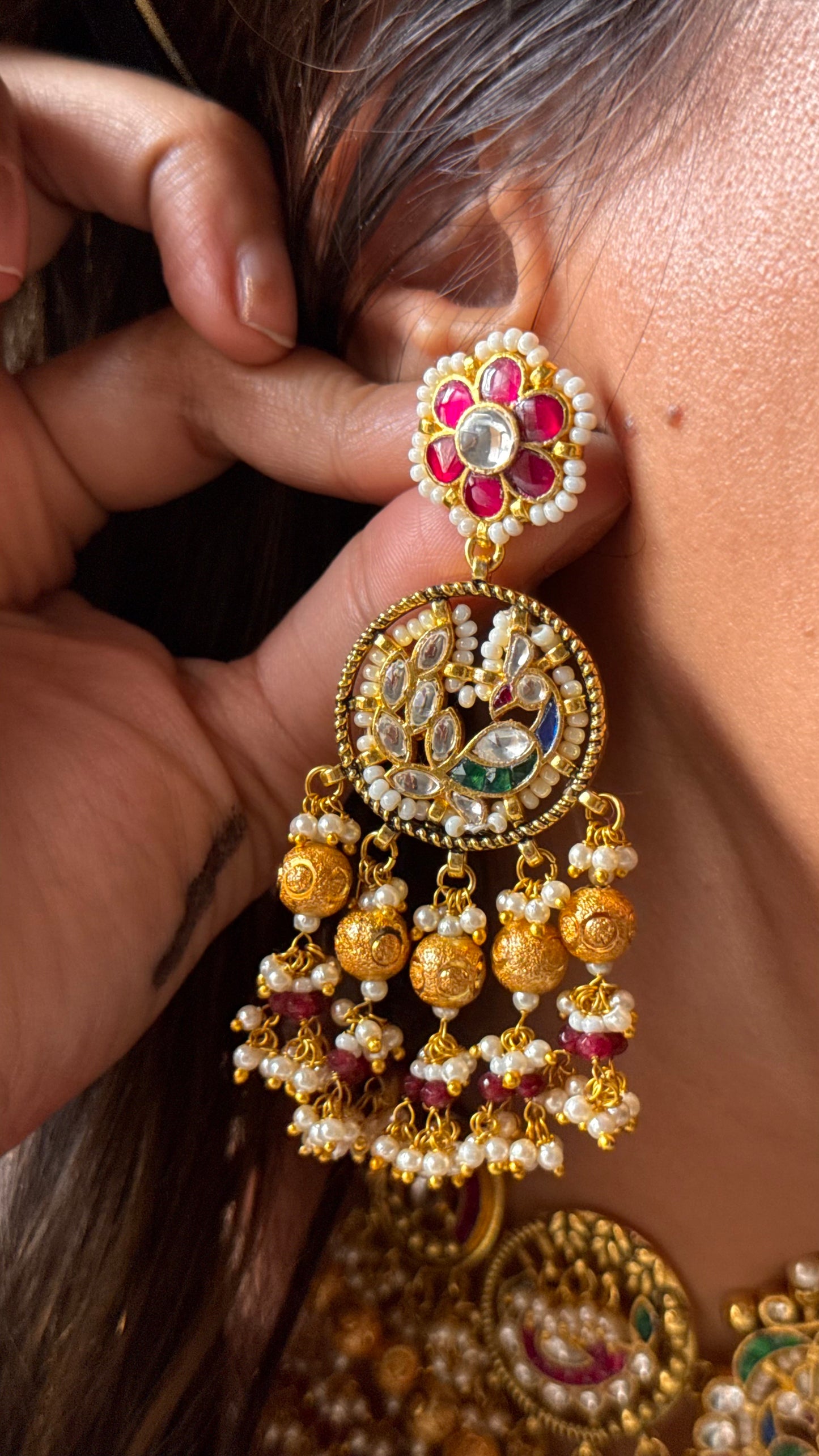 Heritage antique Rajwada choker necklace