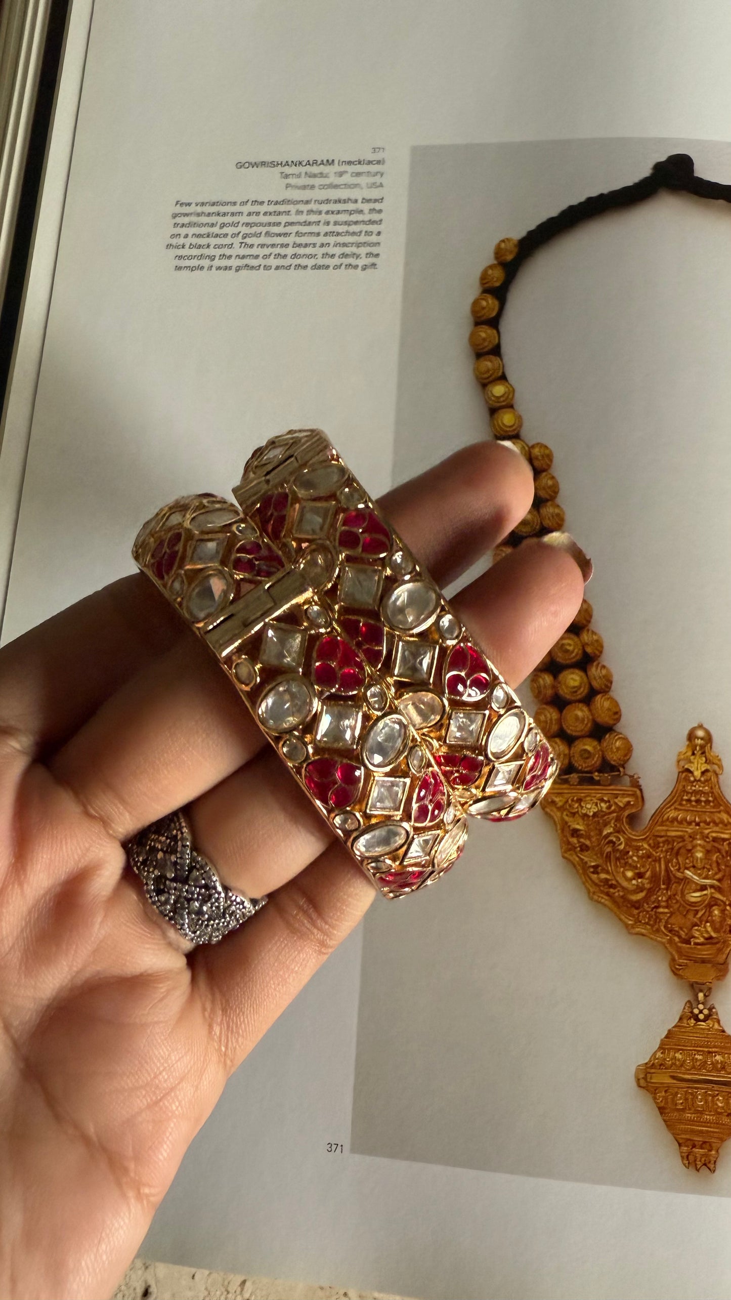 Rani Pink moissanite katdana bangles